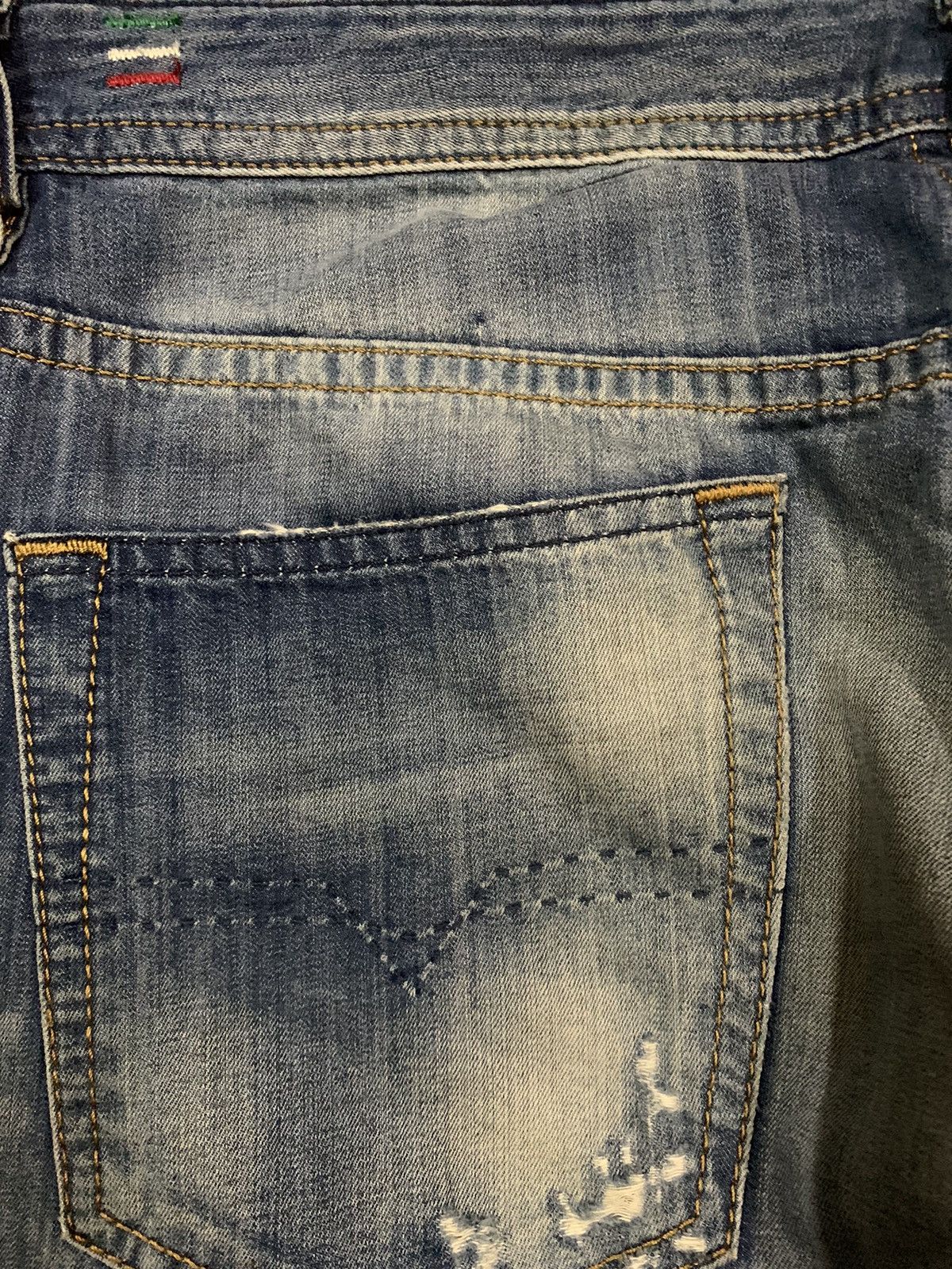 Diesel Diesel Blue Eyecons 2016/2Edition Blue Wash Distressed Jeans Size US 32 / EU 48 - 13 Thumbnail