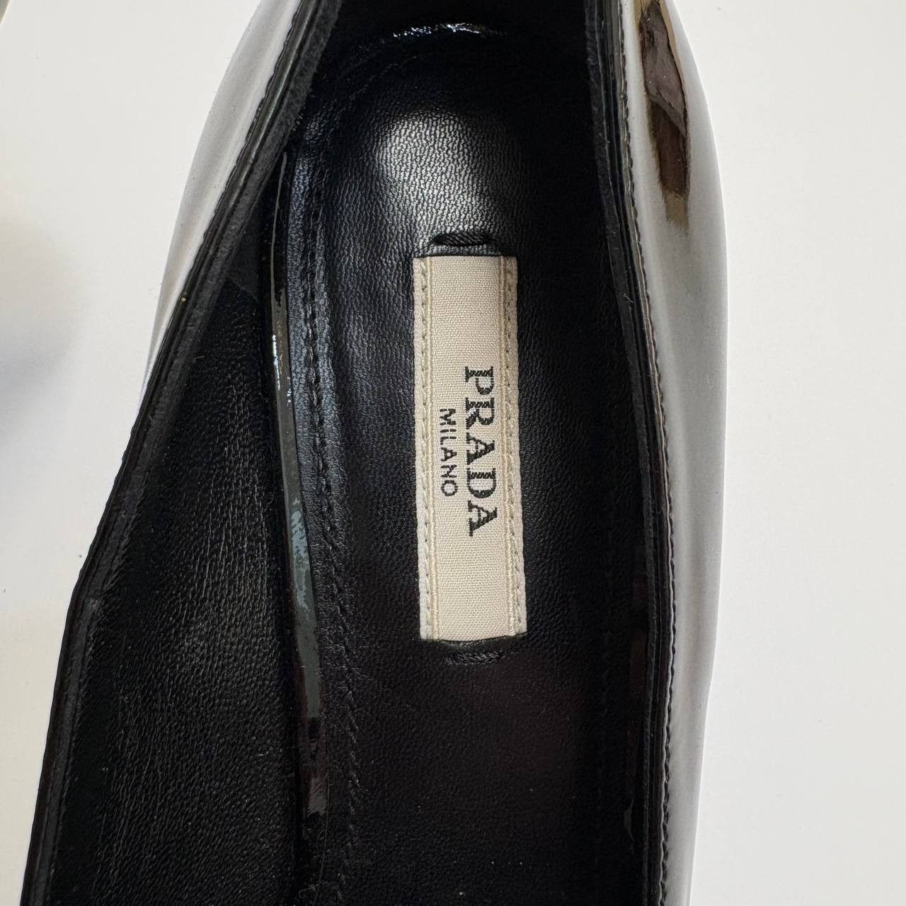 Prada Prada Patent Leather Heels Size US 7 / IT 37 - 9 Thumbnail