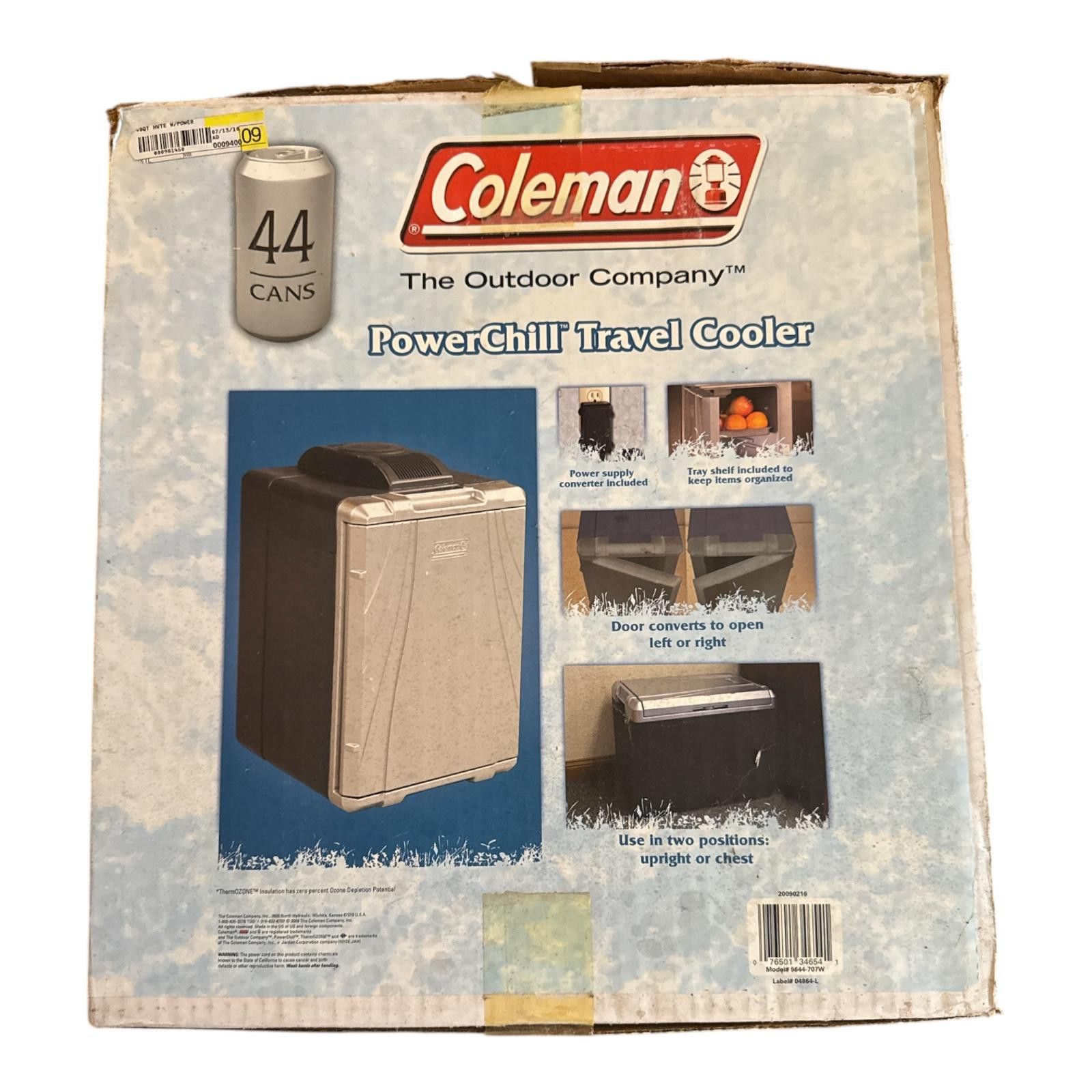Coleman Coleman PowerChill Travel Cooler 44 Can Capacity Size ONE SIZE - 1 Thumbnail