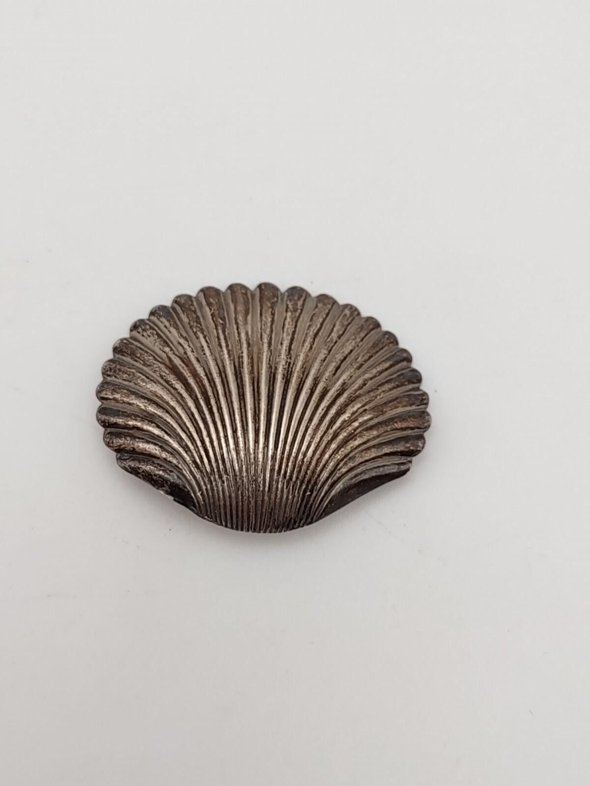 Other Beau Sterling Shell Brooch Vintage Mid Century Pin Size ONE SIZE - 1 Thumbnail