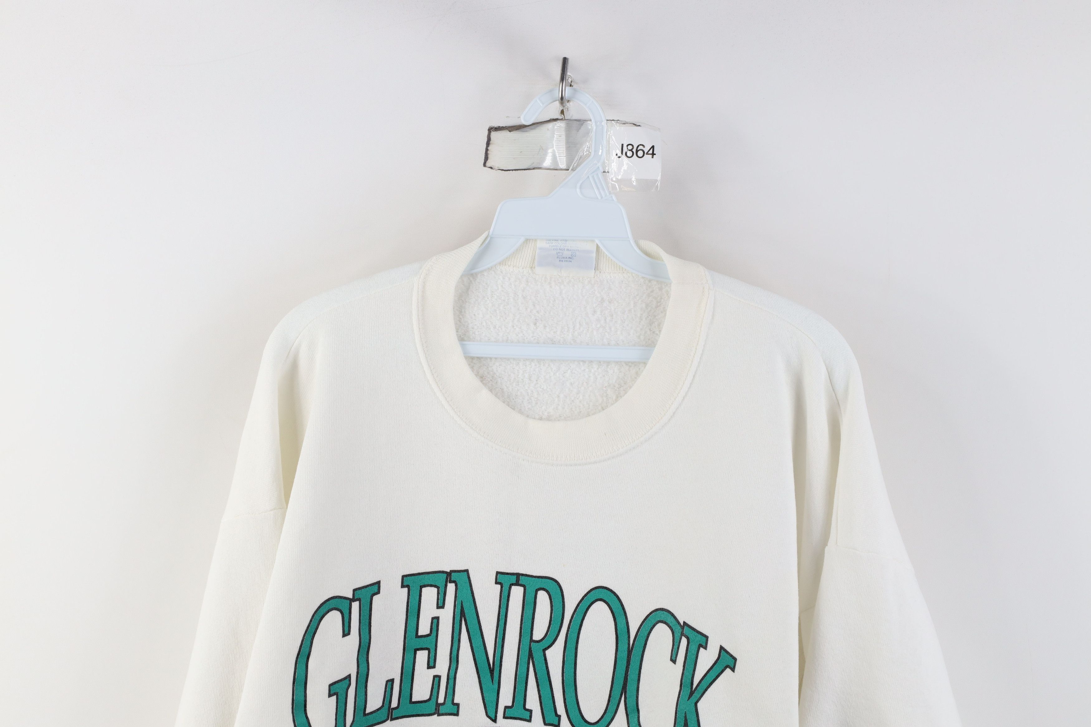 Vintage Vintage 90s Glenrock Wyoming Crewneck Sweatshirt White USA Size US L / EU 52-54 / 3 - 2 Thumbnail