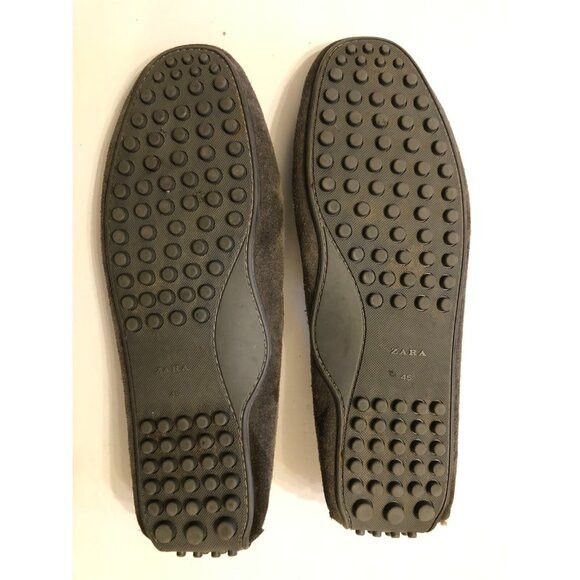 Zara Zara men's leather suede slip on loafers size US:12 EU:45 Size US 12 / EU 45 - 6 Thumbnail