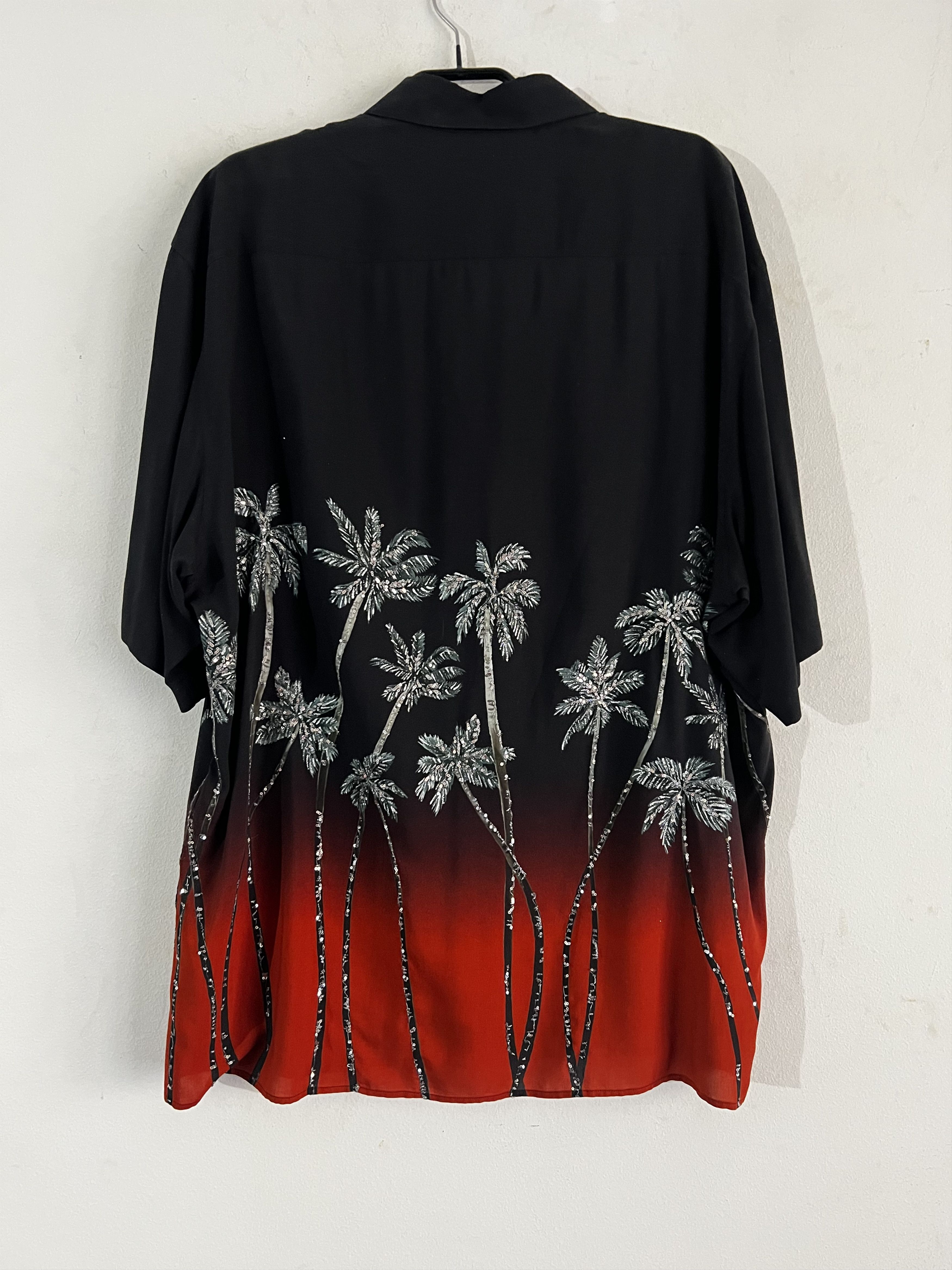 Celine × Hedi Slimane Palm Embroidered Short Sleeved Shirt Size US M / EU 48-50 / 2 - 9 Thumbnail