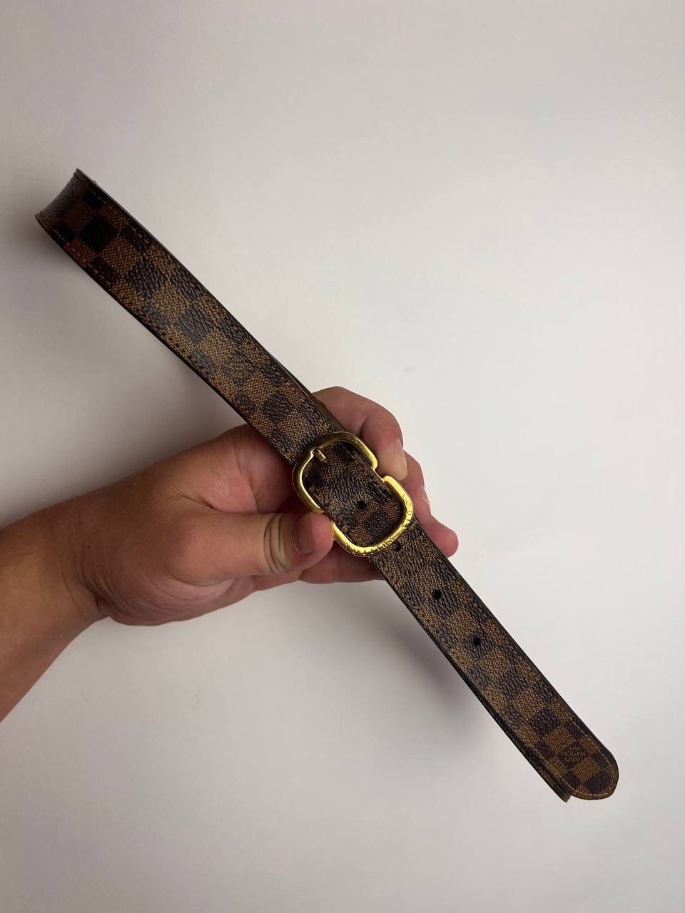 Louis Vuitton Louis Vuitton Damier Ebene Mini 25 MM Belt Size ONE SIZE - 2 Thumbnail