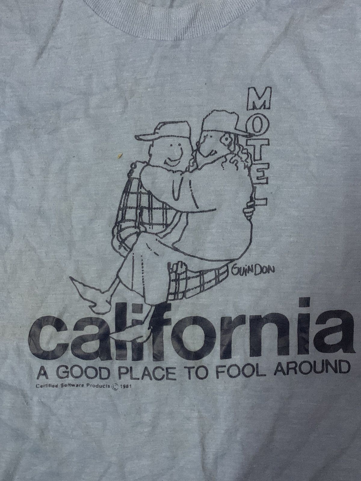 Vintage Vintage 1991 California A Good Place To Fool Around Tee Size US S / EU 44-46 / 1 - 3 Thumbnail