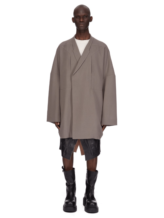 Rick Owens BNWT SS25 RICK OWENS "HOLLYWOOD" ARROWHEAD JMF COAT 44 Size US S / EU 44-46 / 1 - 1 Thumbnail