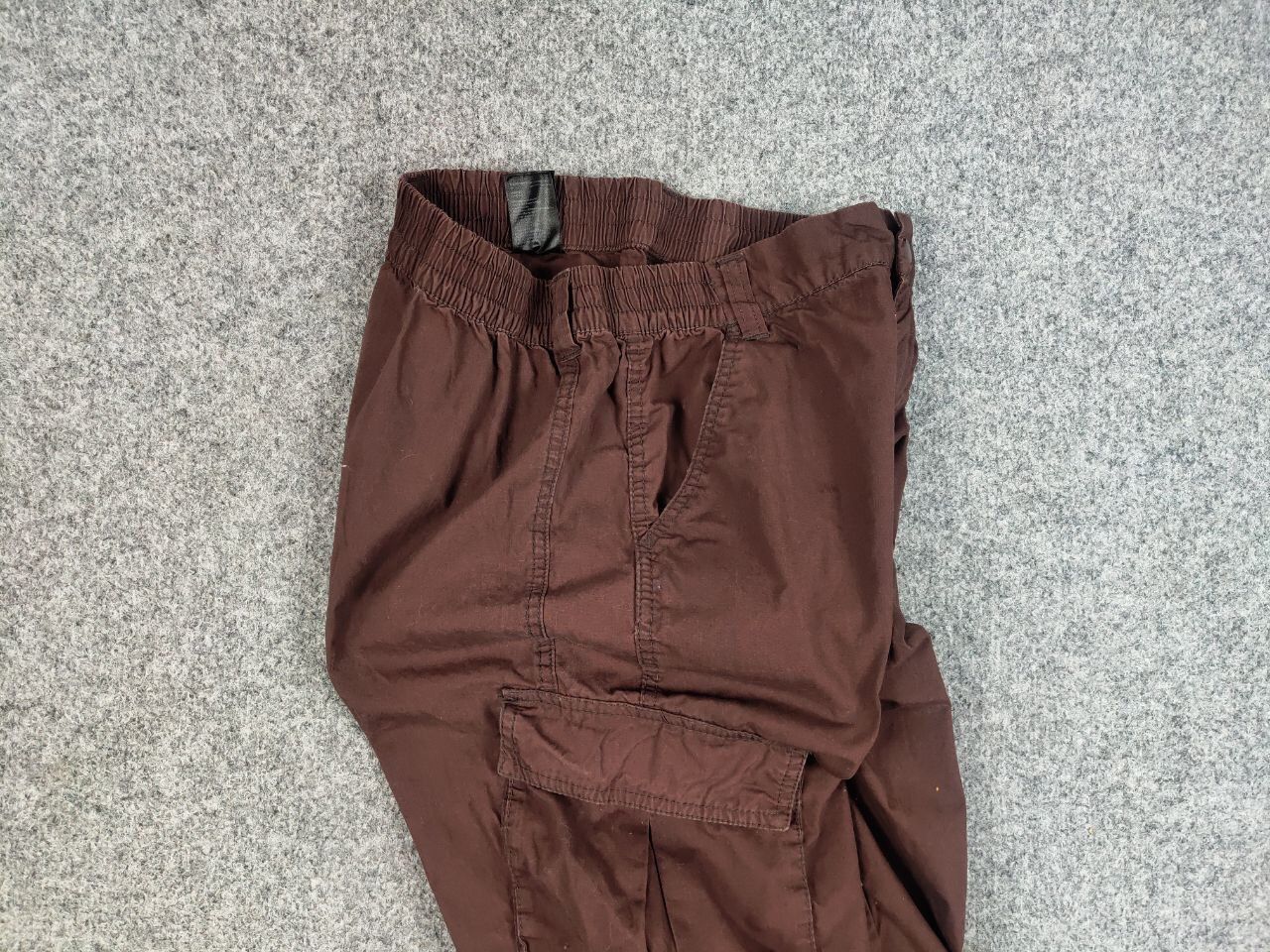 Japanese Brand Vintage Japanese Baggy Brown Cotton Cargo Pants Y2K Style Size US 30 / EU 46 - 13 Thumbnail