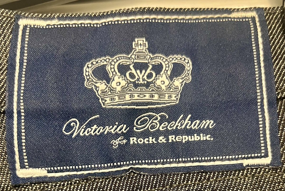 Jean Authentic Victoria Beckham Rock & Republic jeans gold crown Size 26" / US 2 / IT 38 - 12 Thumbnail
