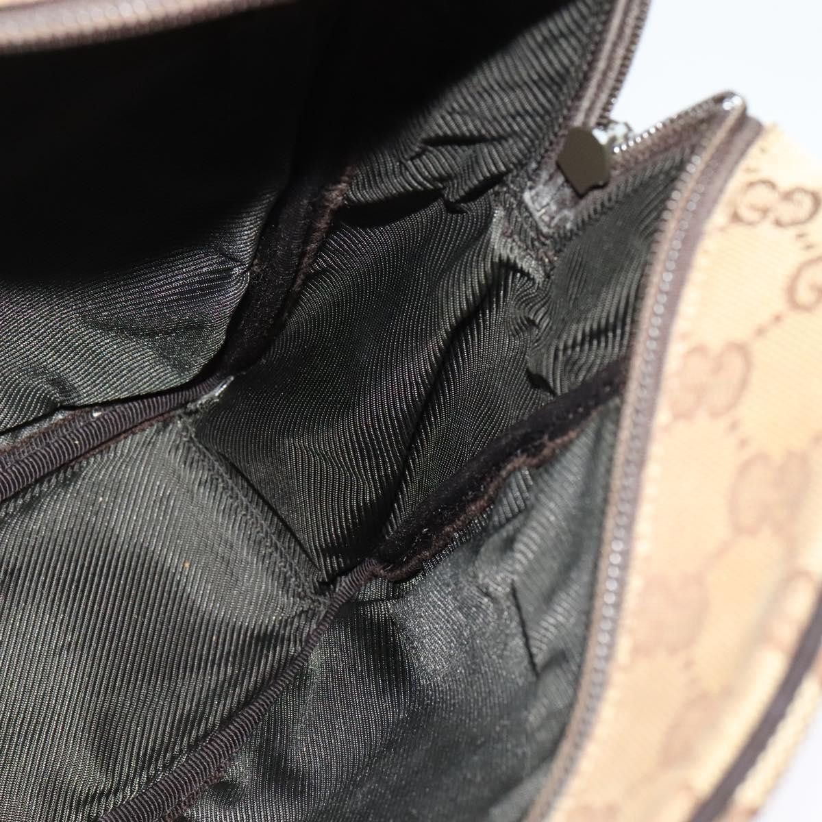 Gucci GUCCI GG Canvas Shoulder Bag Beige Silver Size ONE SIZE - 16 Thumbnail