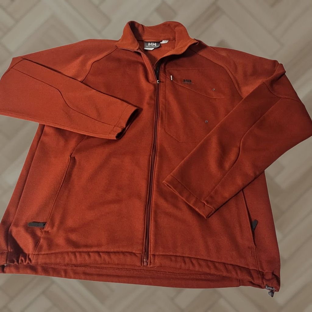 Helly Hansen VINTAGE Helly Hansen Jacket Fleece Pro Stretch Performance Full Zip Snow Pull L Red Mens Size US L / EU 52-54 / 3 - 1 Thumbnail