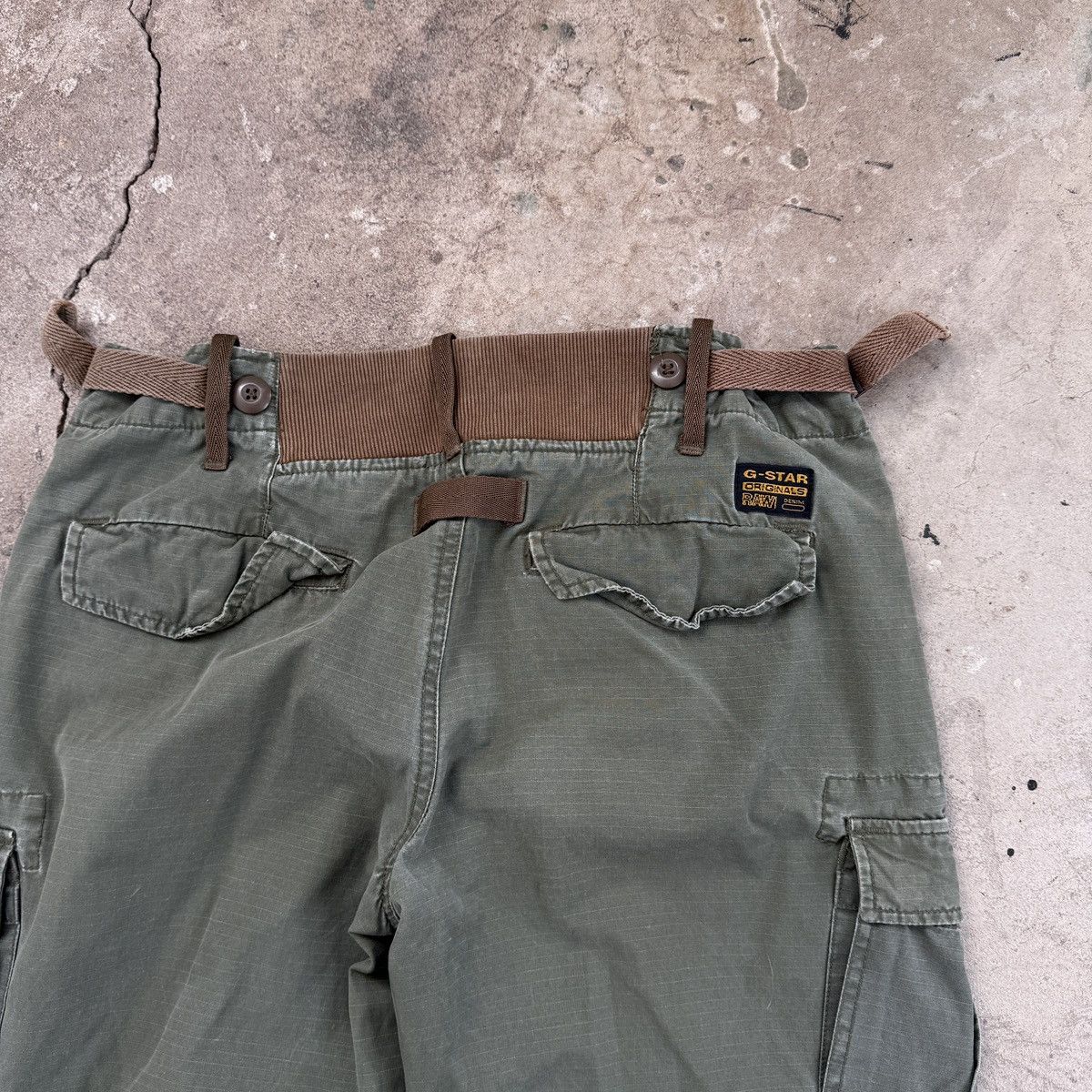 G-Star Vintage G-Star Green Olive Cargo Pants Size US 28 / EU 44 - 11 Thumbnail