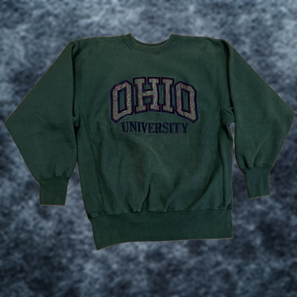 Champion Vintage Champion Reverse Weave Ohio University Crewneck Sweatshirt Mens XL Vtg Size US XL / EU 56 / 4 - 1 Thumbnail
