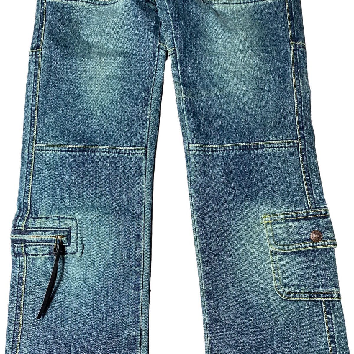 If Six Was Nine Crazy Vintage Body Soul Japanese Brand Jeans Zip Pocket Size US 27 - 3 Thumbnail
