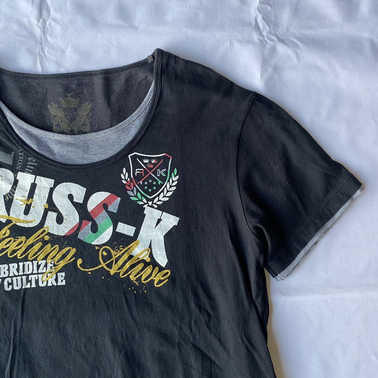 Beauty Beast × If Six Was Nine × Japanese Brand Japanese Russ-K Feeling Alive Double Layer Punk Style Size US XL / EU 56 / 4 - 4 Thumbnail