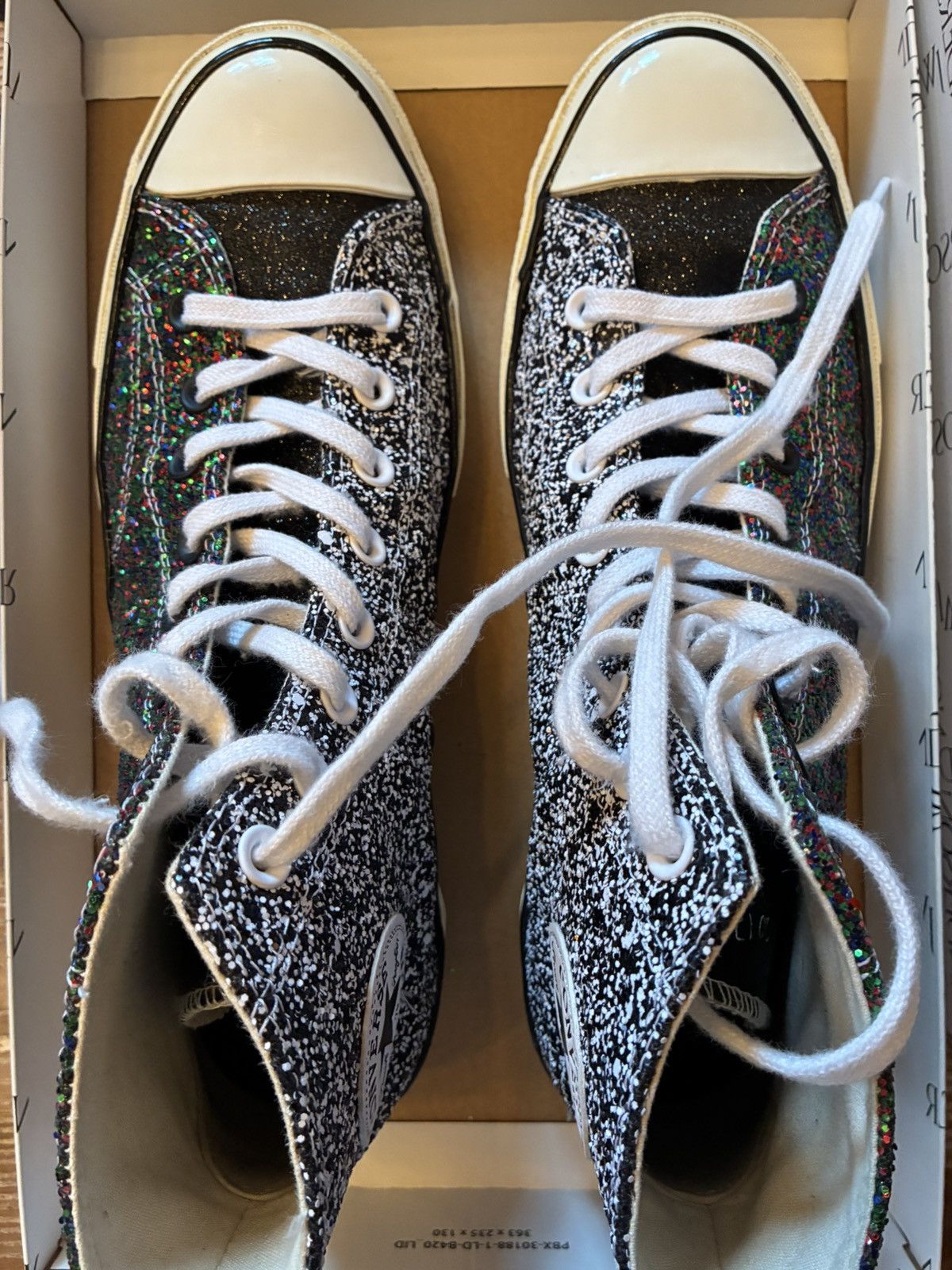 Converse × JW Anderson JW Anderson Converse (Glitter Multi-Color) Size US 10.5 / EU 43-44 - 3 Thumbnail