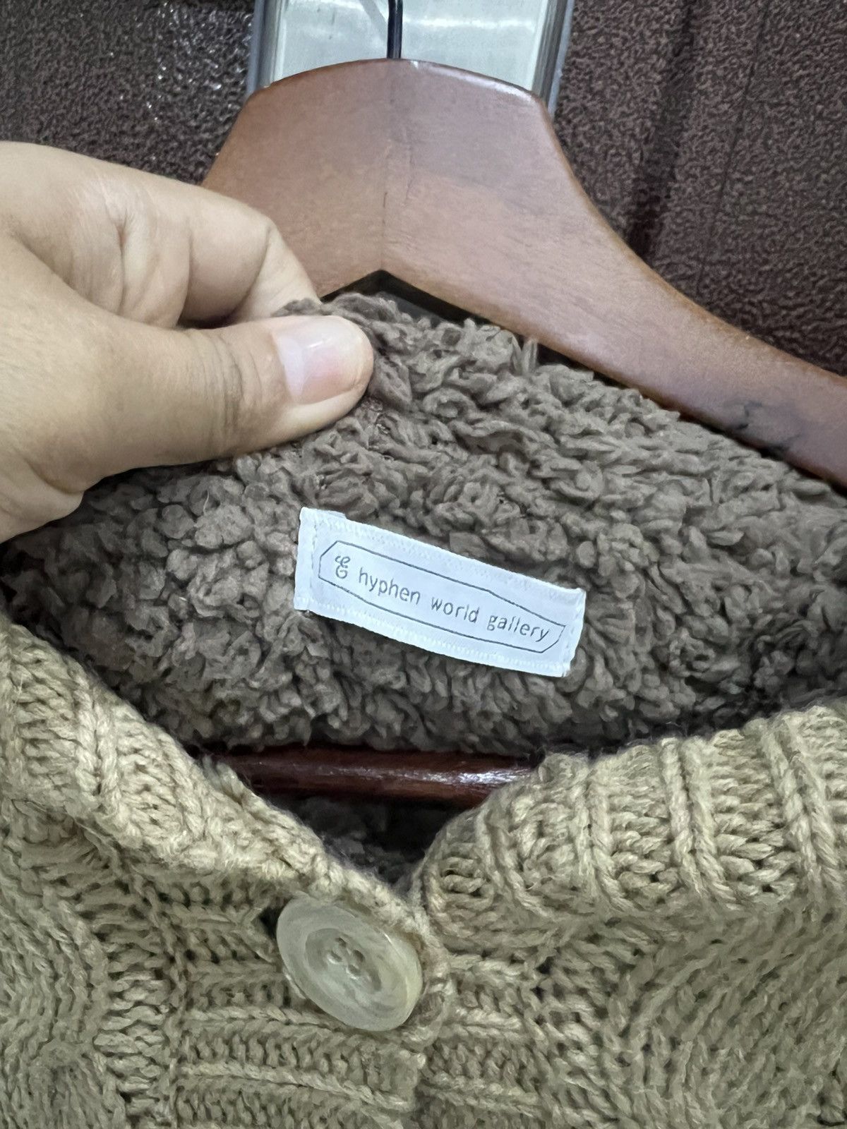 Japanese Brand Vintage Button Up Soft Merino Knitwear Hooded Sweater Size US M / EU 48-50 / 2 - 7 Thumbnail