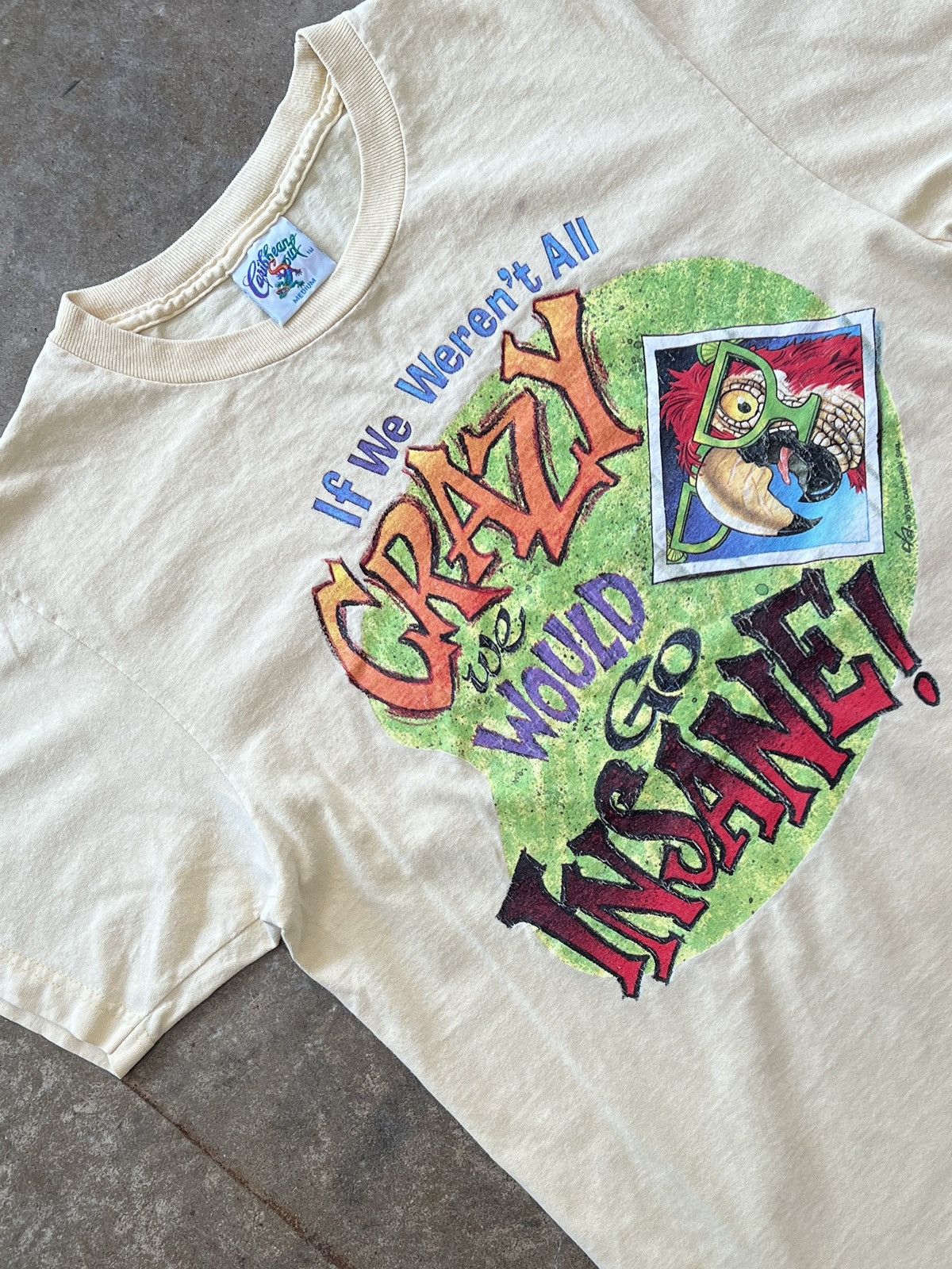 Vintage Vintage Jimmy Buffett Margaritaville Insane Tee Medium Size US M / EU 48-50 / 2 - 1 Thumbnail