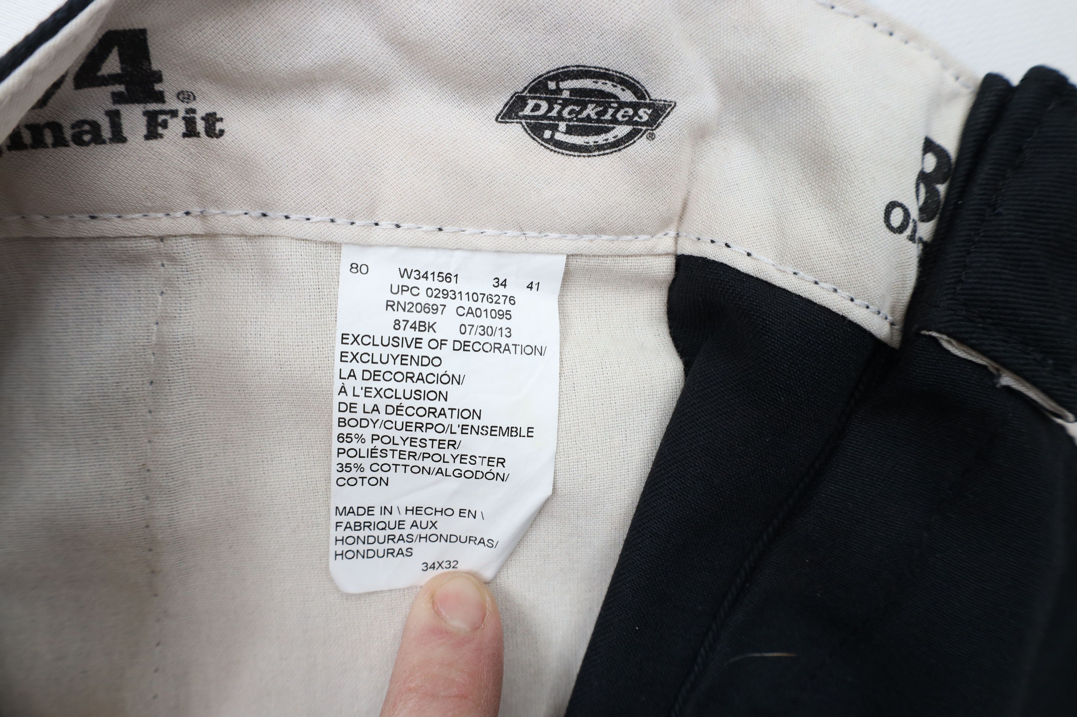 Dickies × Vintage Vintage Dickies Original Fit Mechanic Workwear Pants Size US 34 / EU 50 - 8 Thumbnail