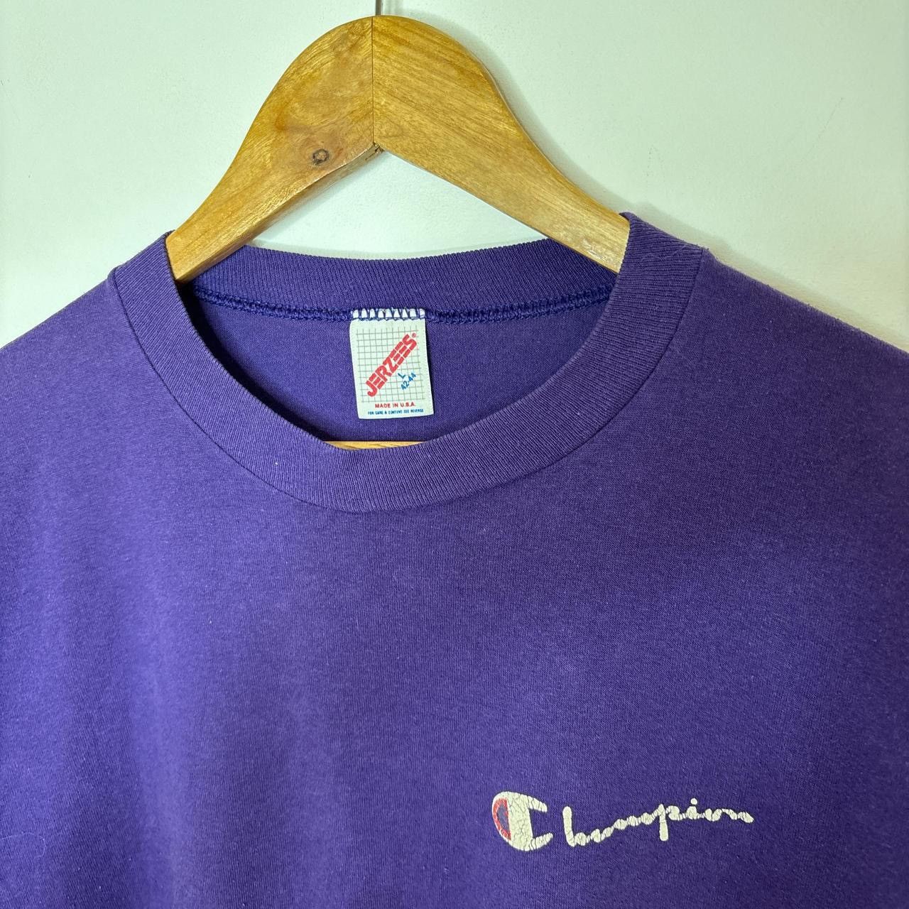 Champion Vintage 1990s Boot Champion Tee Shirt Size US L / EU 52-54 / 3 - 3 Thumbnail