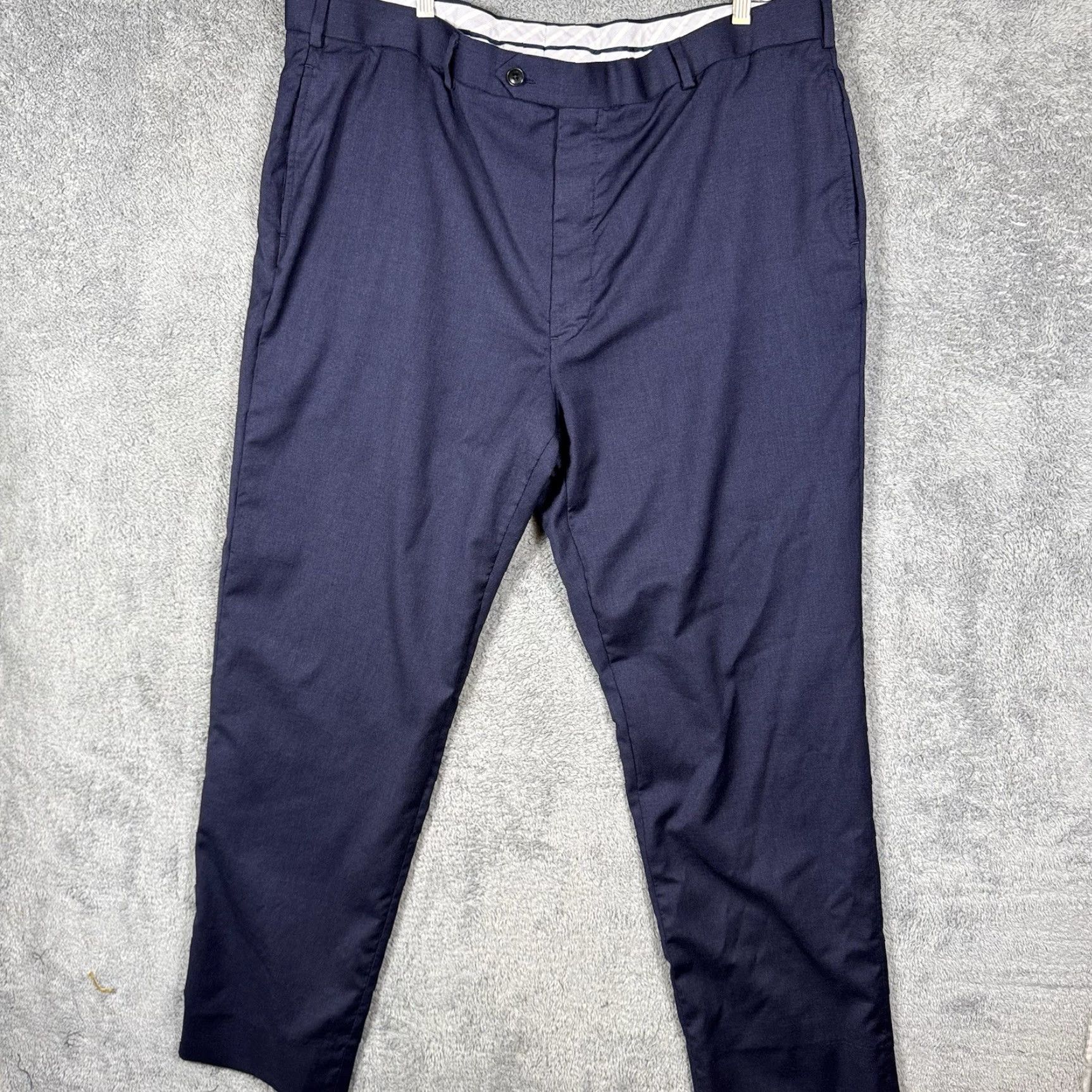 Brooks Brothers Brooks Brothers Dress Pants Mens 42x32 BrooksFlex Madison Reda Flexo Wool Slacks Pants Dress Slim Tapered Blue 42 Mens Slacks Size US 44 / EU 60 - 2 Thumbnail