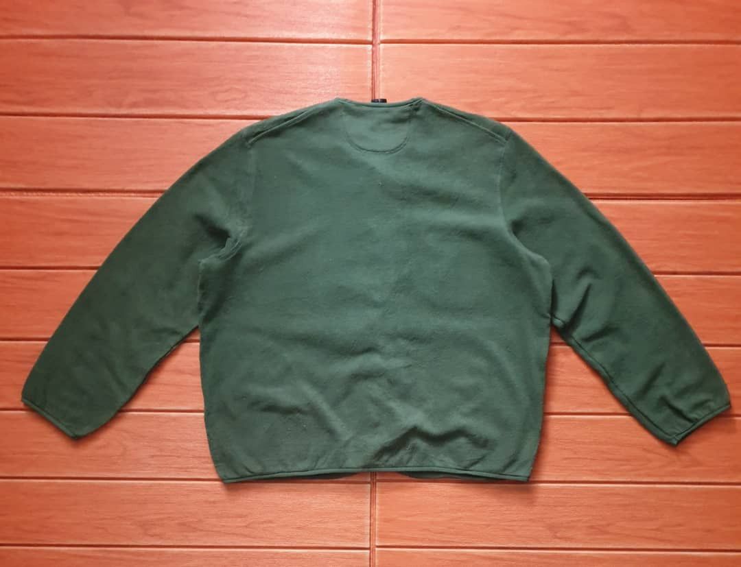 Japanese Brand WMB Green Colour snap button fleece Sweater Size US M / EU 48-50 / 2 - 7 Thumbnail