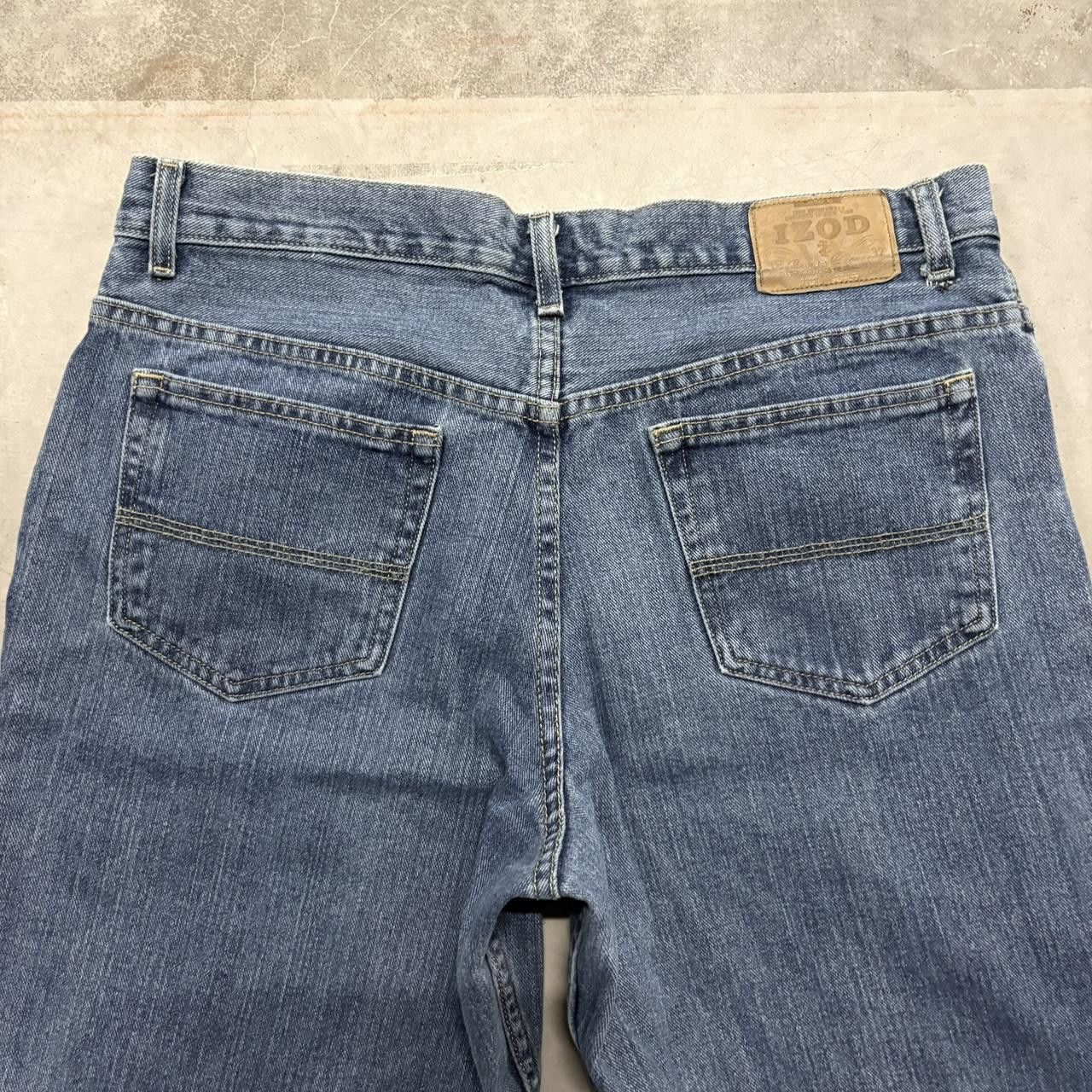 Vintage Crazy Vintage Y2K/2000s Dark Wash Skater Style workwear Denim Jeans! Size US 36 / EU 52 - 7 Thumbnail