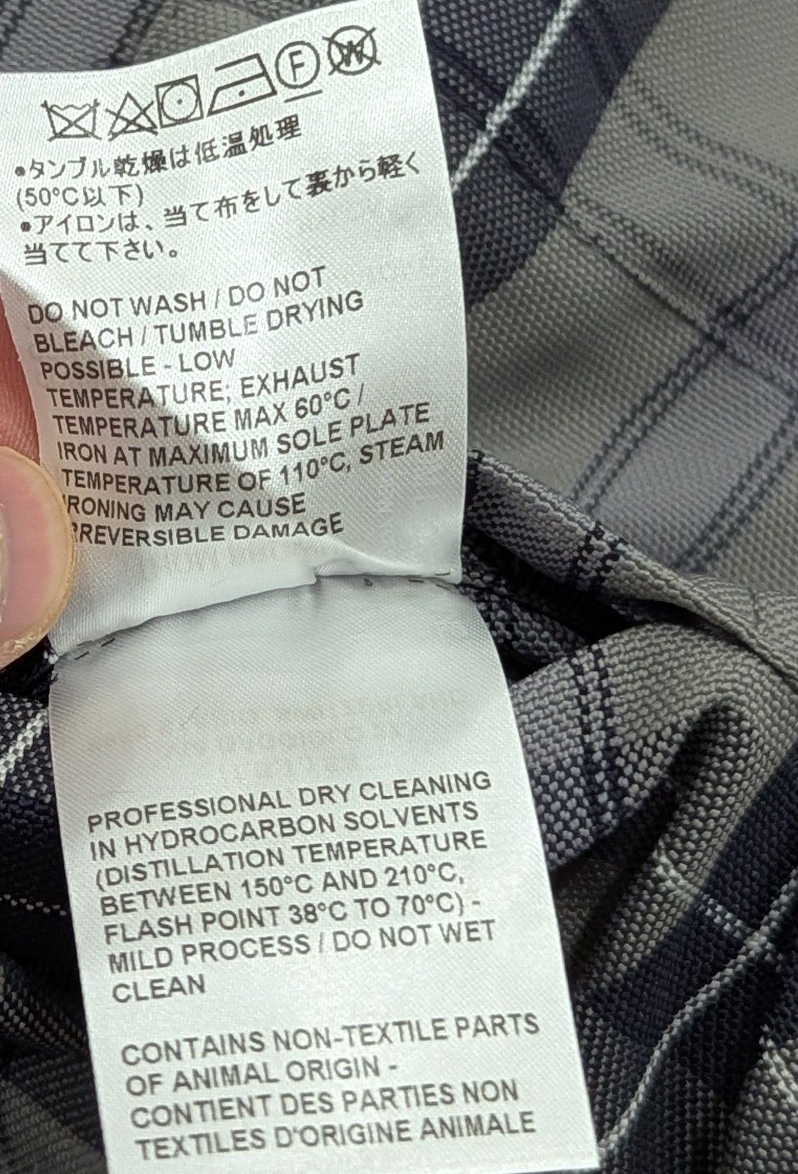 Thom Browne THOM BROWNE Plaid Curved Hem Shacket Shirt Jacket Gray 4 Size US XL / EU 56 / 4 - 9 Thumbnail