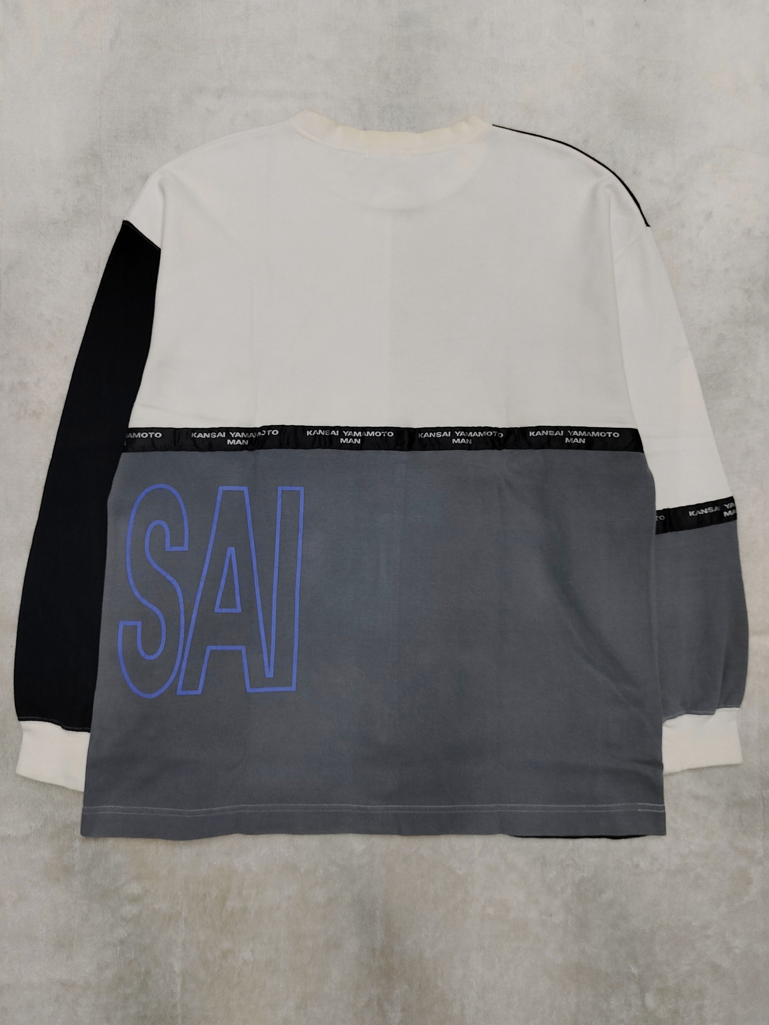 Kansai Yamamoto 90s Kansai Man Archive Patchwork Logo Tape Graphic Sweatshit Size US M / EU 48-50 / 2 - 4 Thumbnail