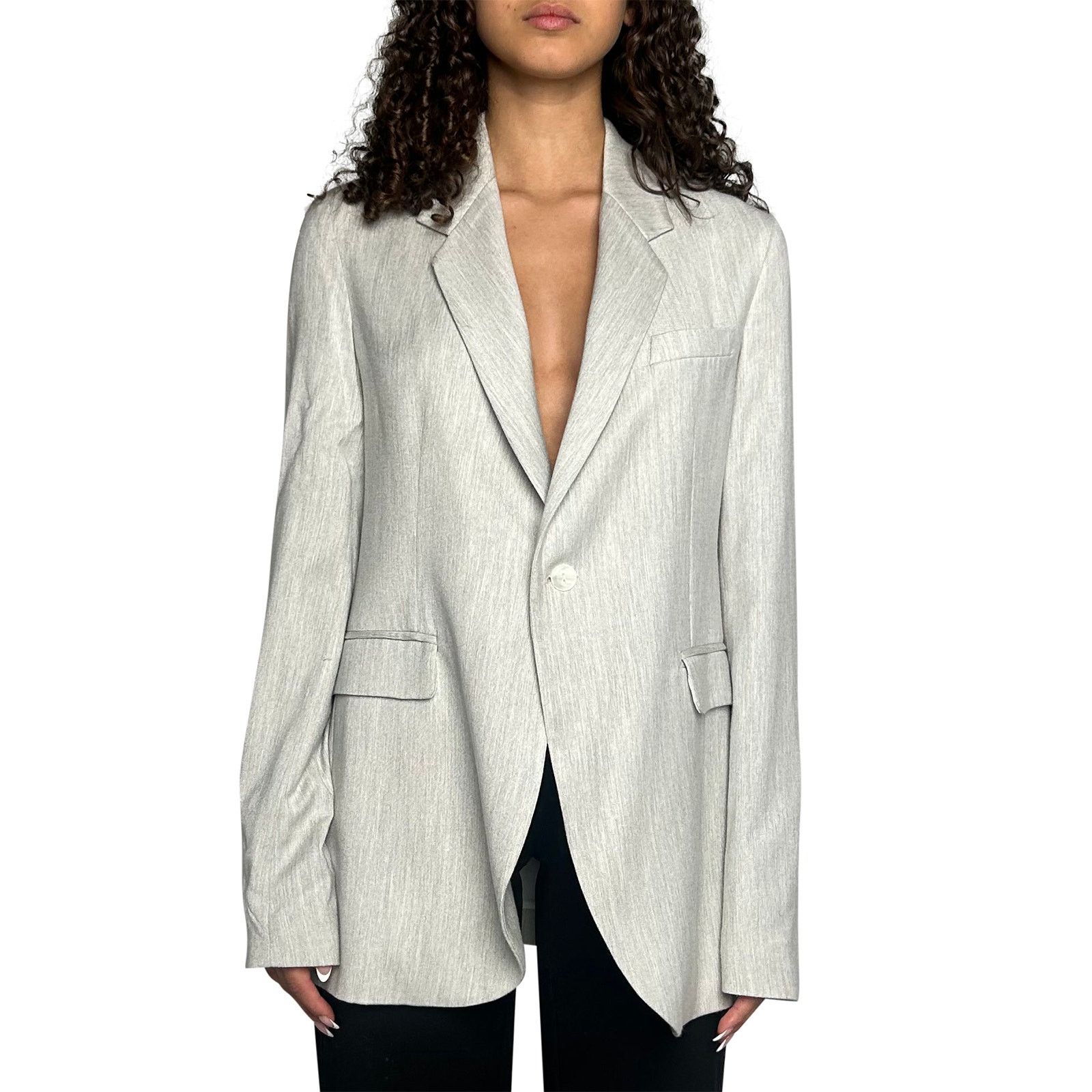 Bassike Grey Blazer Size XS / US 0-2 / IT 36-38 - 1 Thumbnail