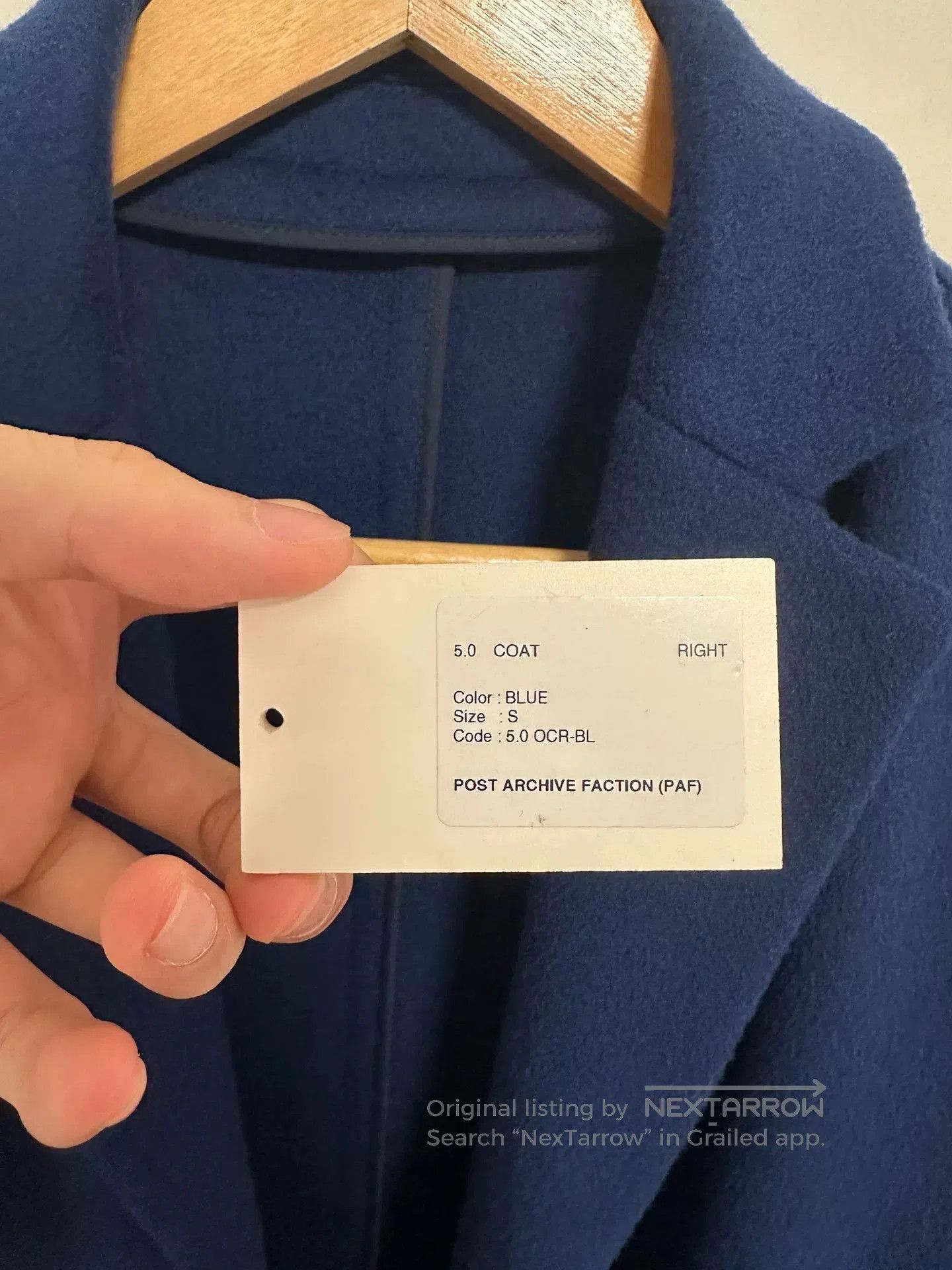 POST ARCHIVE FACTION (PAF) Post Archive Faction 5.0 Wool Coat. Size S / US 4 / IT 40 - 5 Thumbnail