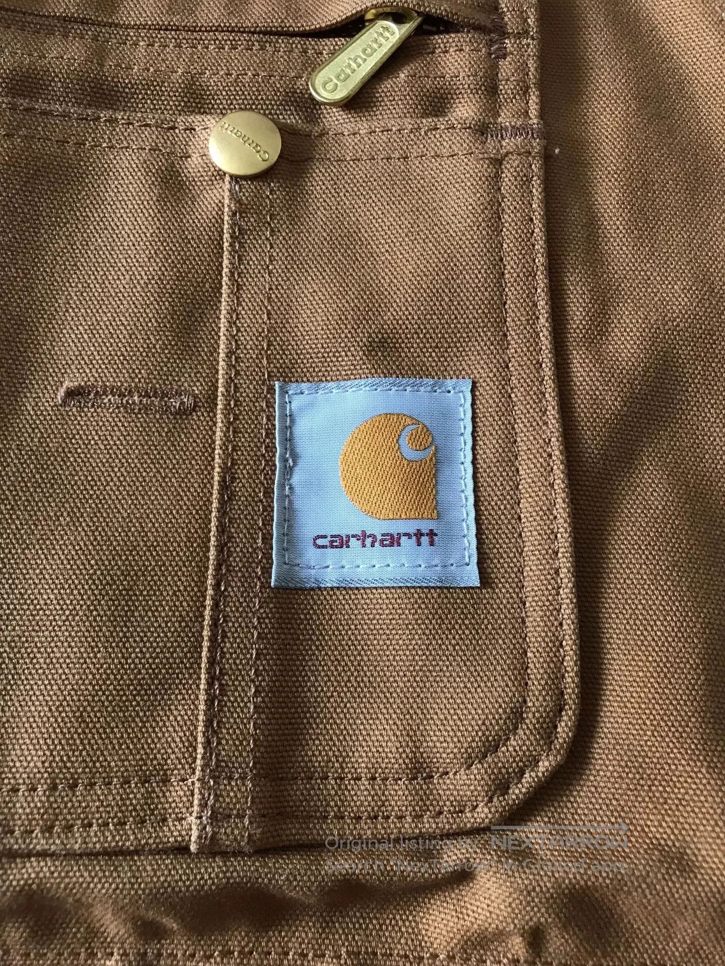 Carhartt Carhartt R37 Brown Overalls W38L30. Size US 38 / EU 54 - 5 Thumbnail