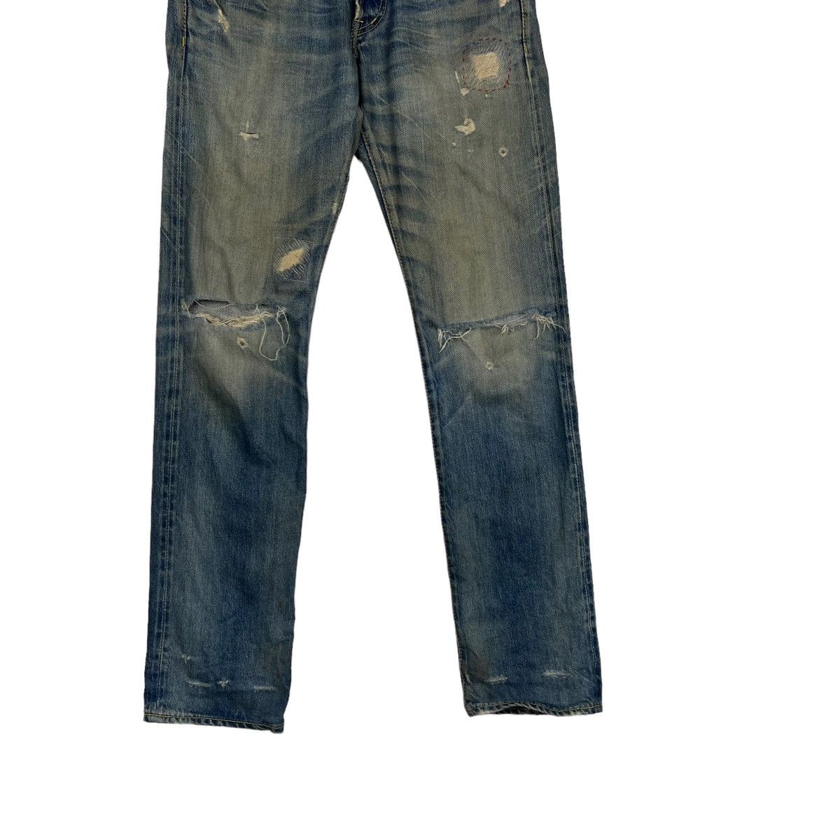 Hysteric Glamour 🔥 VINTAGE HYSTERIC GLAMOUR BROKEN DYED DISTRESSED SLIM FIT Size US 29 - 7 Thumbnail