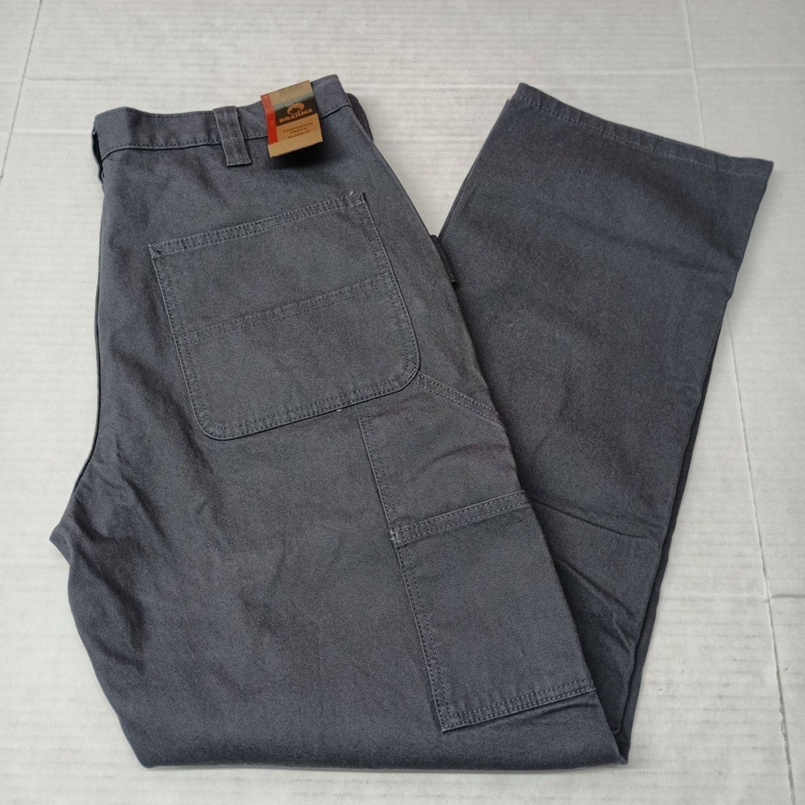 Other Brahma Work Carpenter Pants Mens Size 32x32 Gray Relaxed Fit Size US 32 / EU 48 - 1 Thumbnail