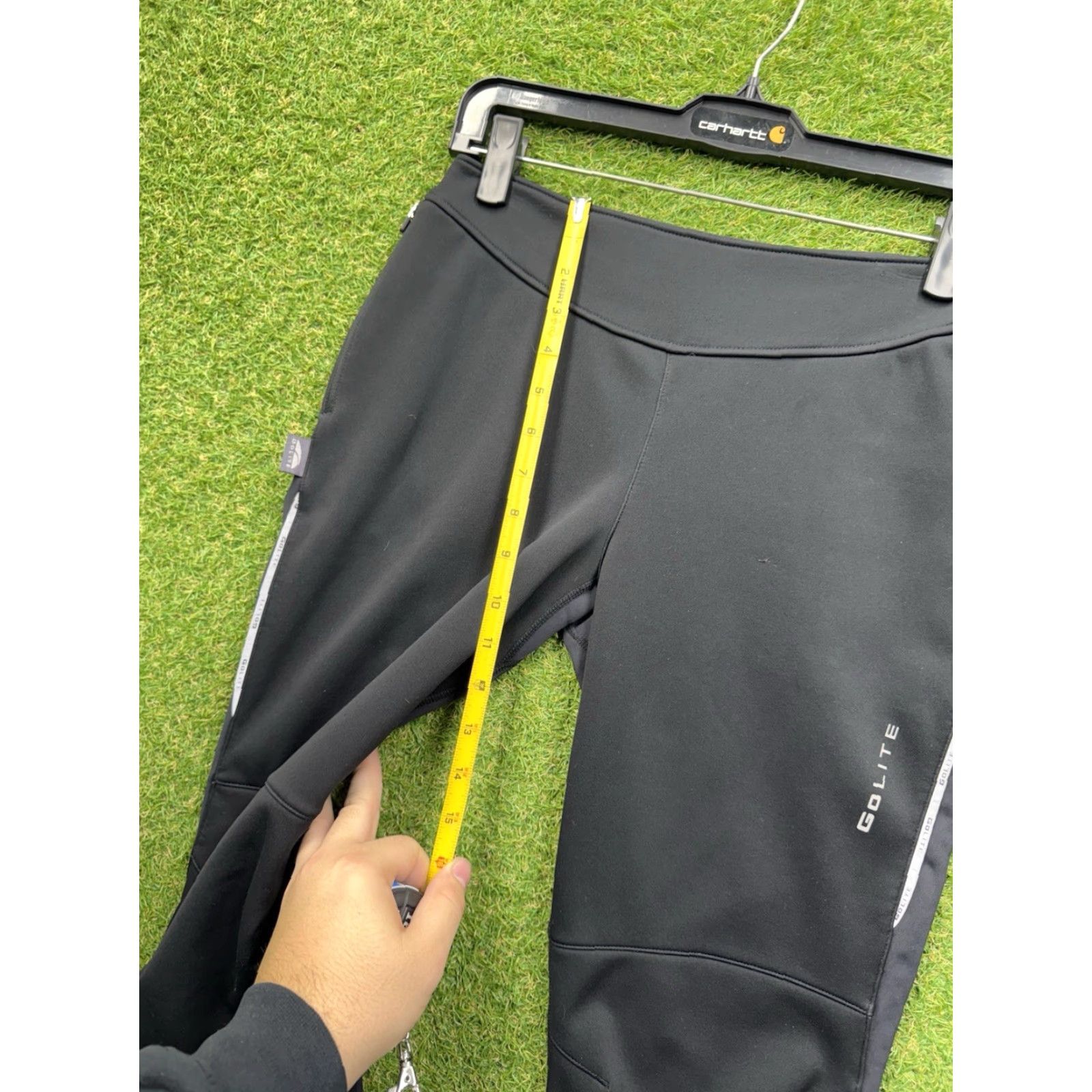 Vintage Golite Pants Womens XS Black Jogger Casual Stretch Drawstring 26x27 Size 26" / US 2 / IT 38 - 6 Thumbnail