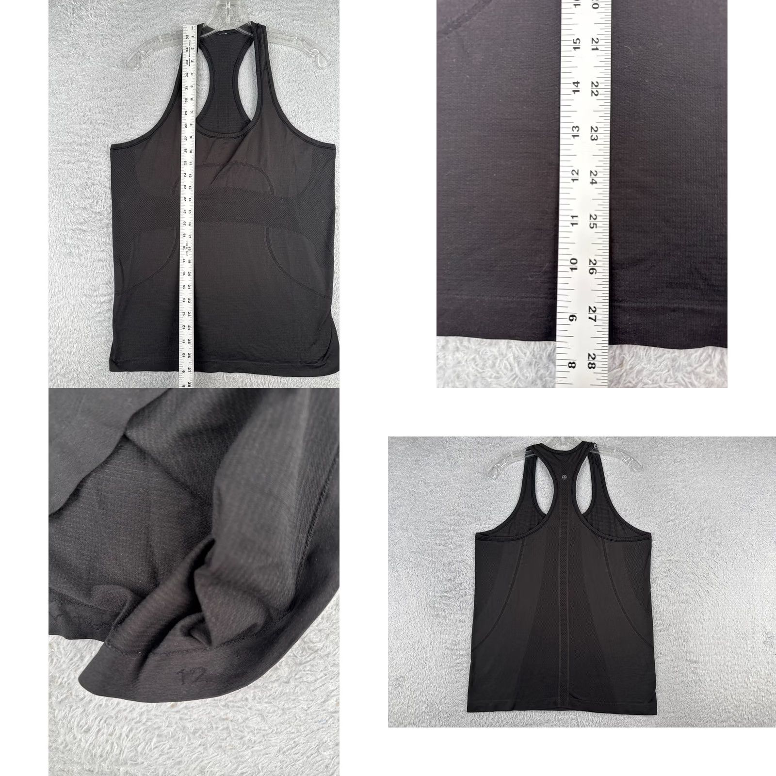 Lululemon Lululemon Shirt Women 12 Black Swiftly Tech Tank Running Gym Workout Casual Sleeveless Racerback Athletic Fit Size XL / US 12-14 / IT 48-50 - 8 Thumbnail