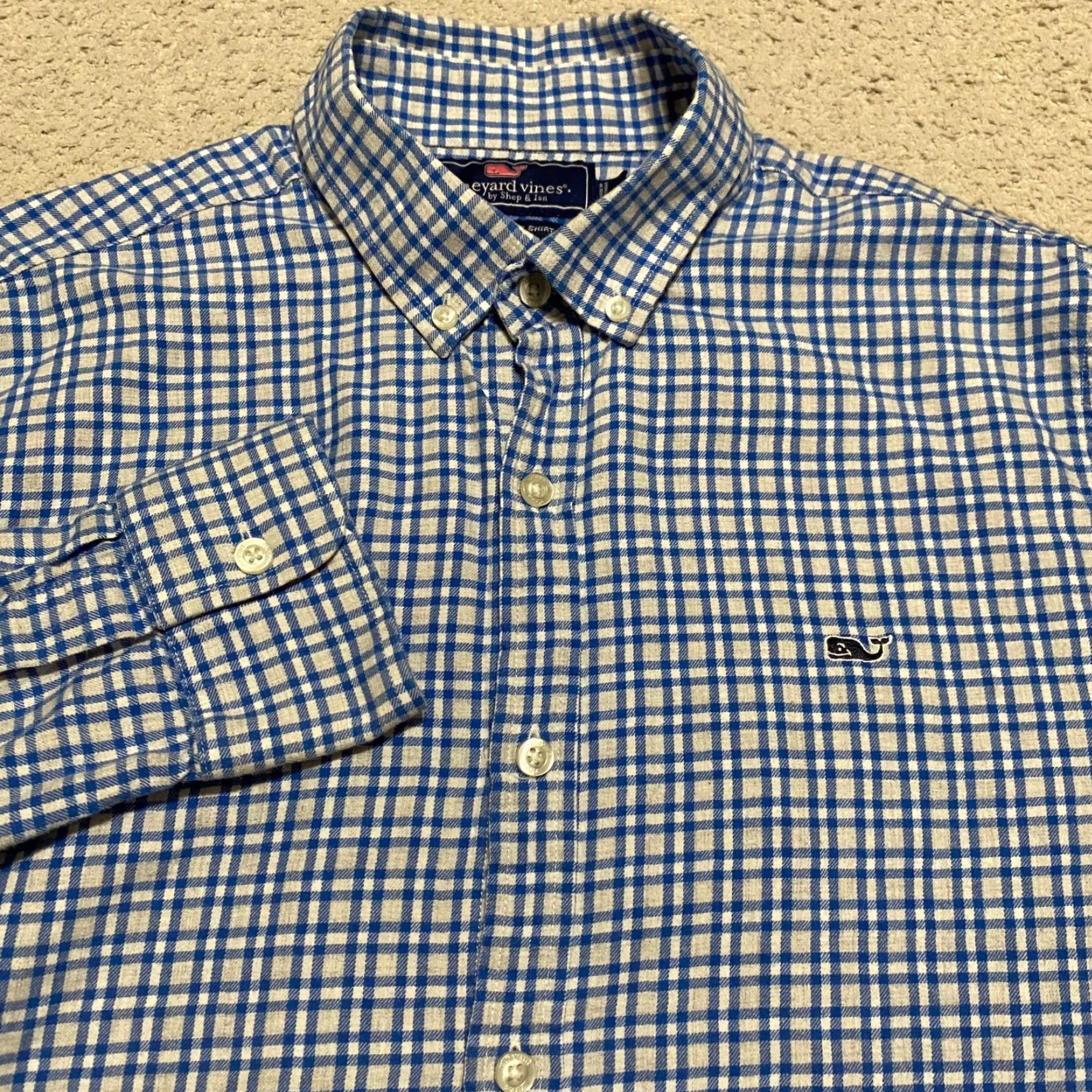 Vineyard Vines Vineyard Vines Mens Shirt Slim Fit L/S Button-Down Plaid Multicolor (M) Womens? Size US M / EU 48-50 / 2 - 2 Thumbnail