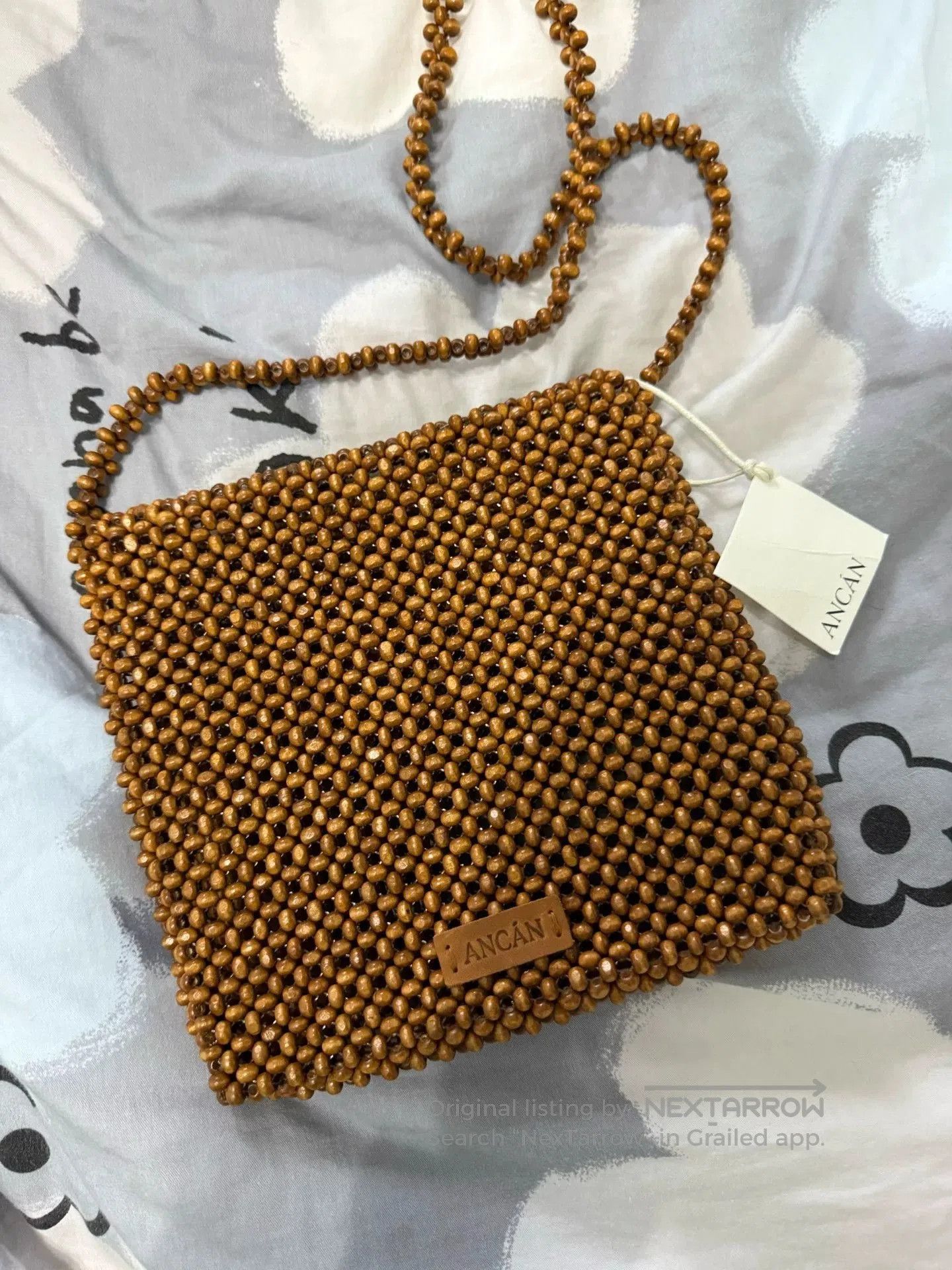 Japanese Brand Handwoven Beaded Shoulder Bag from Ancan. Size ONE SIZE - 2 Thumbnail