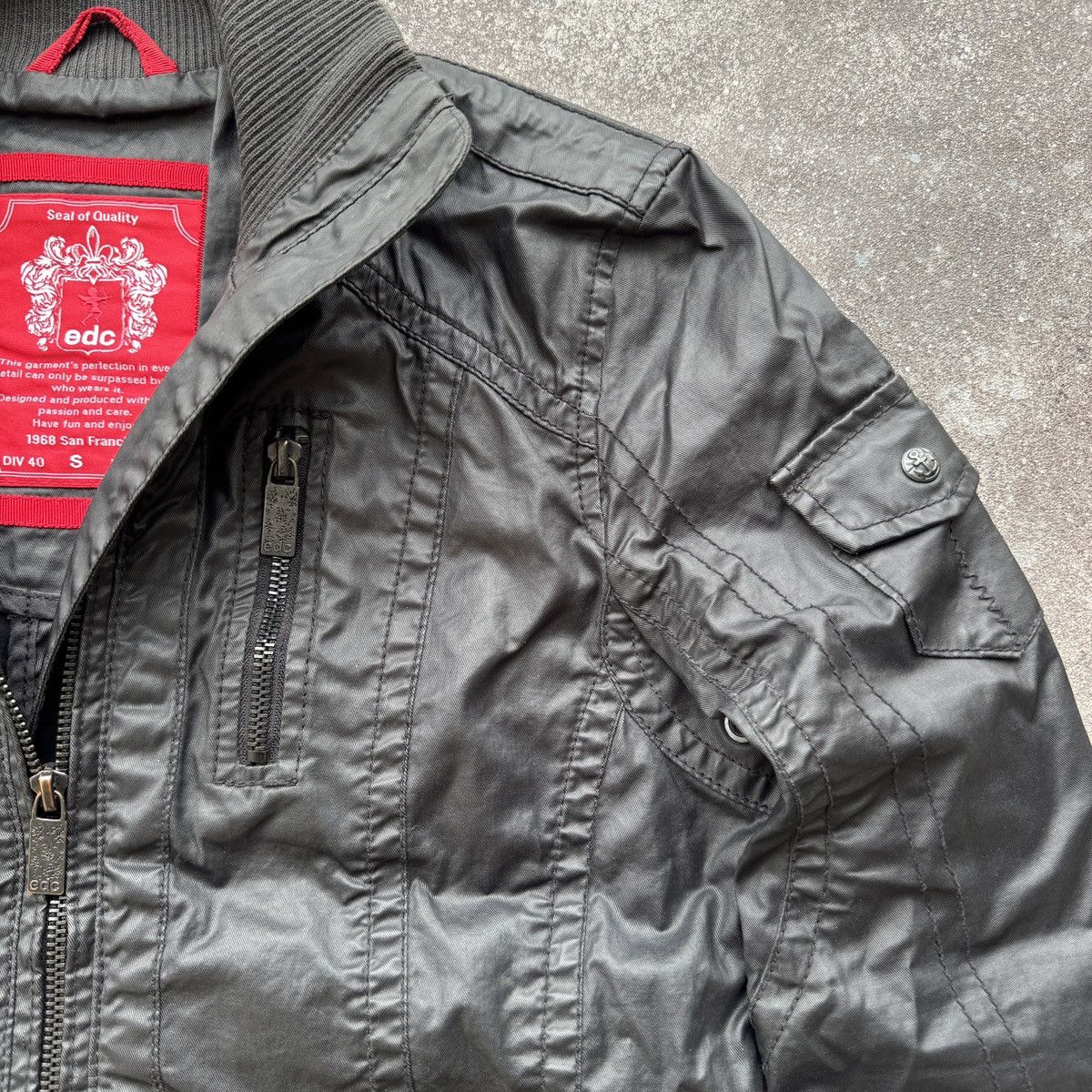 If Six Was Nine Esprit Vintage Japan Style Y2K Military Utility Jacket Size S / US 4 / IT 40 - 5 Thumbnail