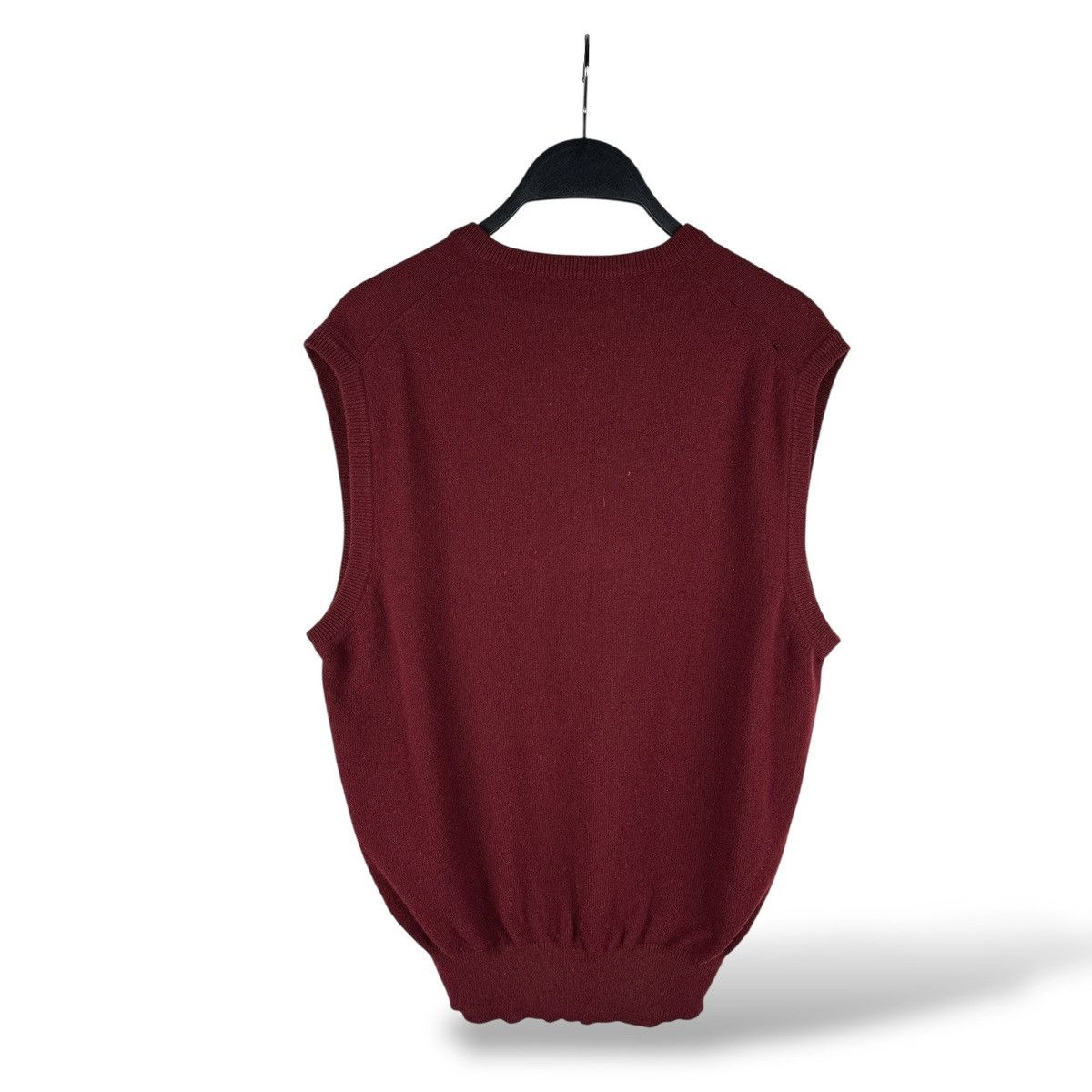 Gran Sasso Vintage Gran Sasso Merino Ultrafine Cashmere Vest V-Neck Size US M / EU 48-50 / 2 - 10 Thumbnail