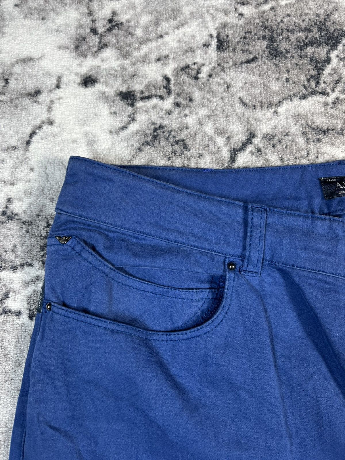 Armani Armani Jeans Blue Pants W38 Slim Fit Size US 38 / EU 54 - 6 Thumbnail