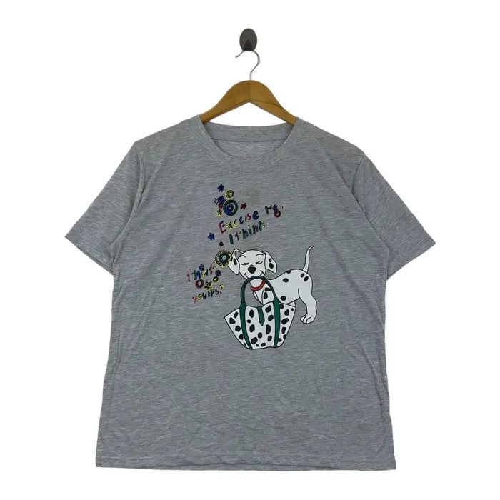 Vintage Vintage DALMATIANS DOG PET Cartoon Tee Shirt Top Movie Film Size US M / EU 48-50 / 2 - 2 Thumbnail