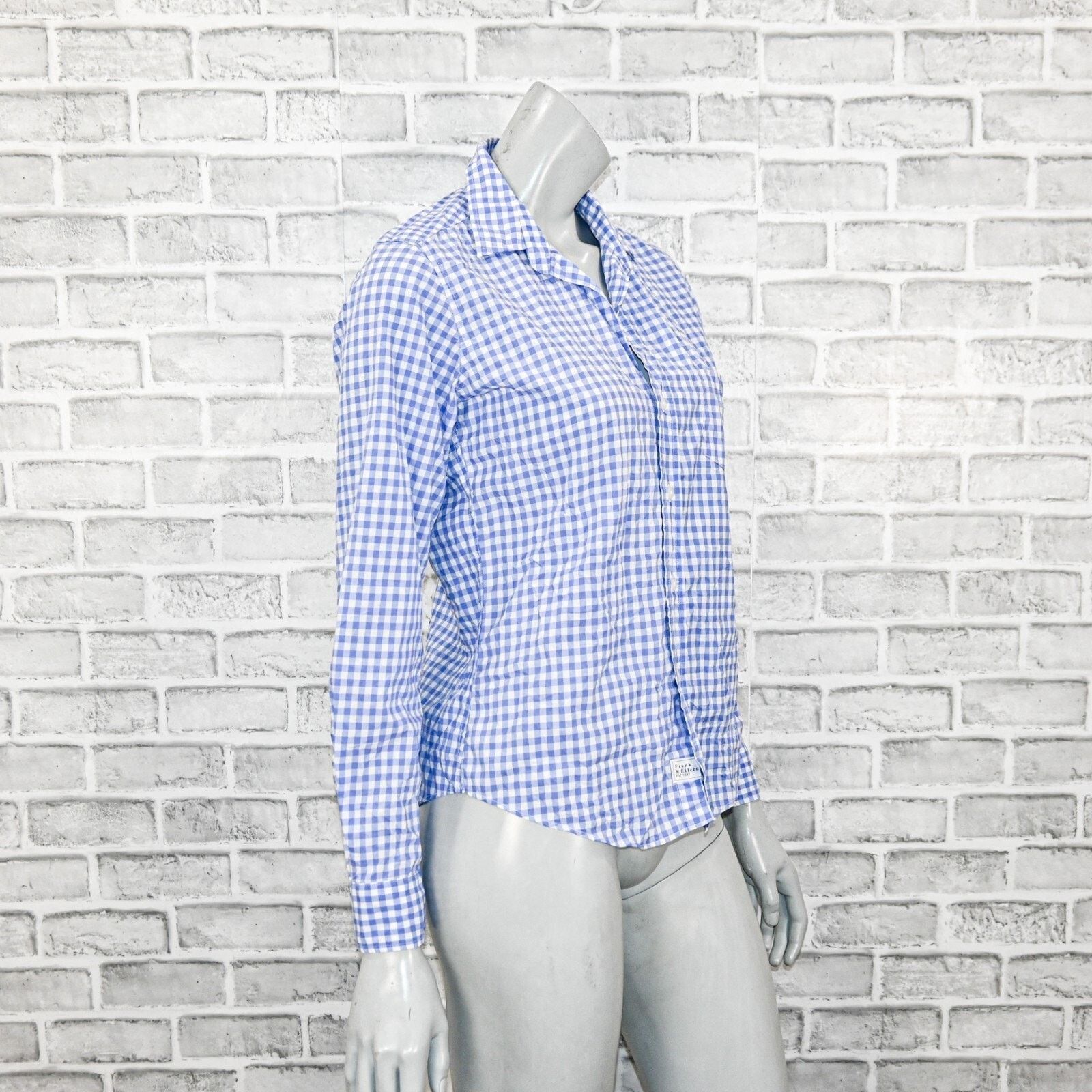 Frank & Eileen Frank & Eileen Button up BARRY Shirt Blue Gingham Small Size S / US 4 / IT 40 - 5 Thumbnail