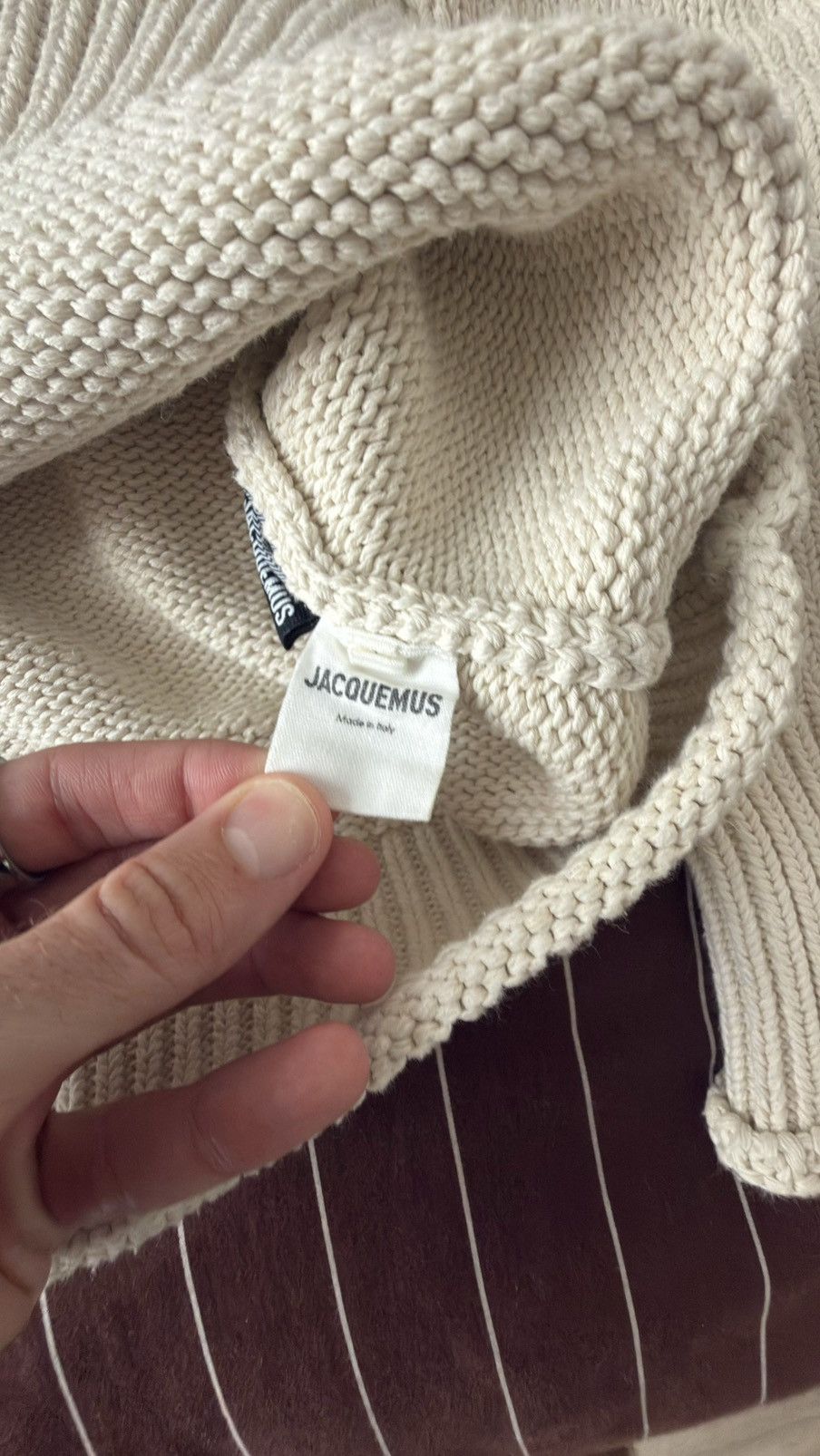 Jacquemus Jacquemus “La Maille Capuche” Knitted Hoodie Size US L / EU 52-54 / 3 - 3 Thumbnail
