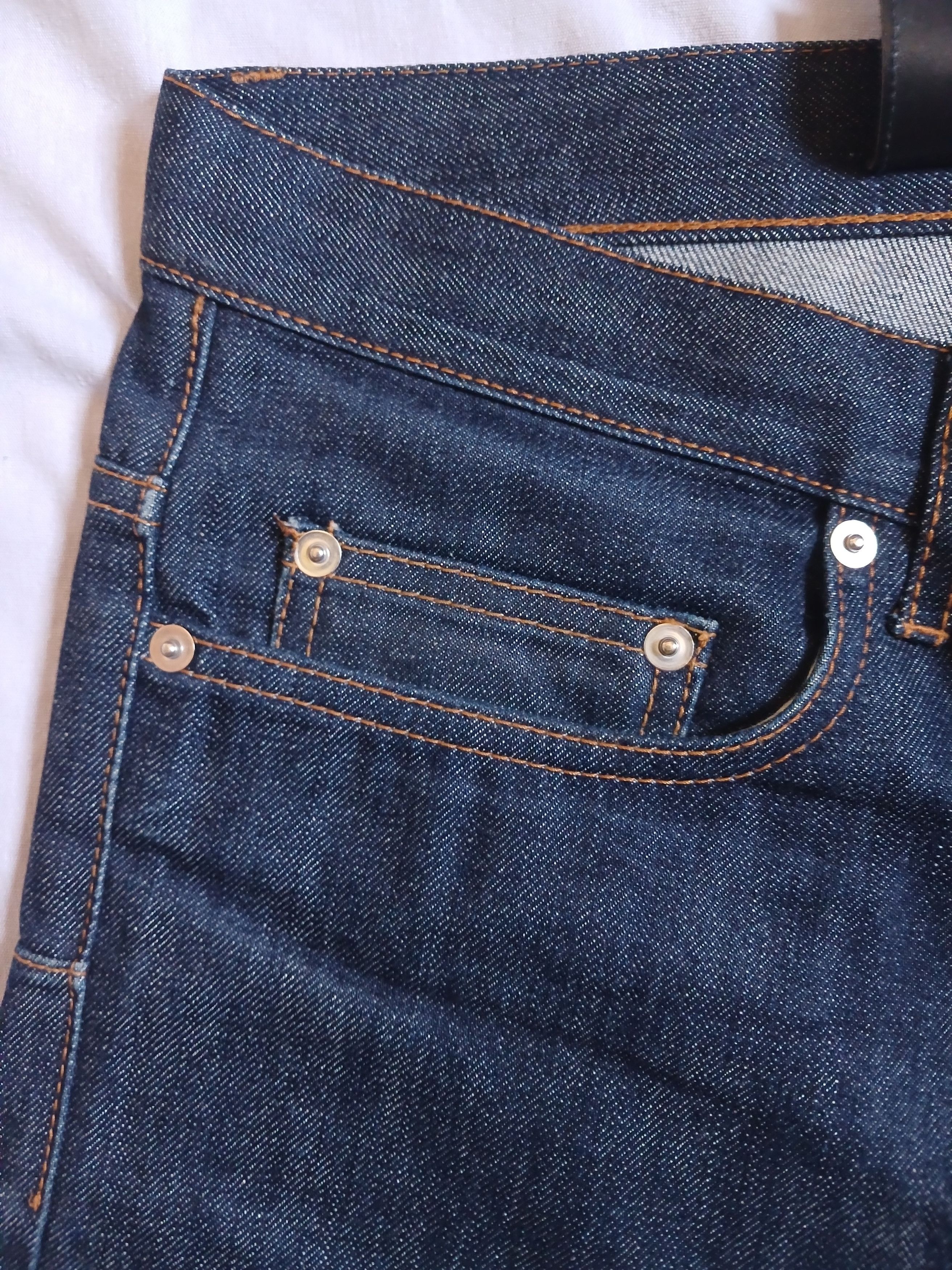 Dior Raw Dior Homme denim Jean Size US 31 - 3 Thumbnail
