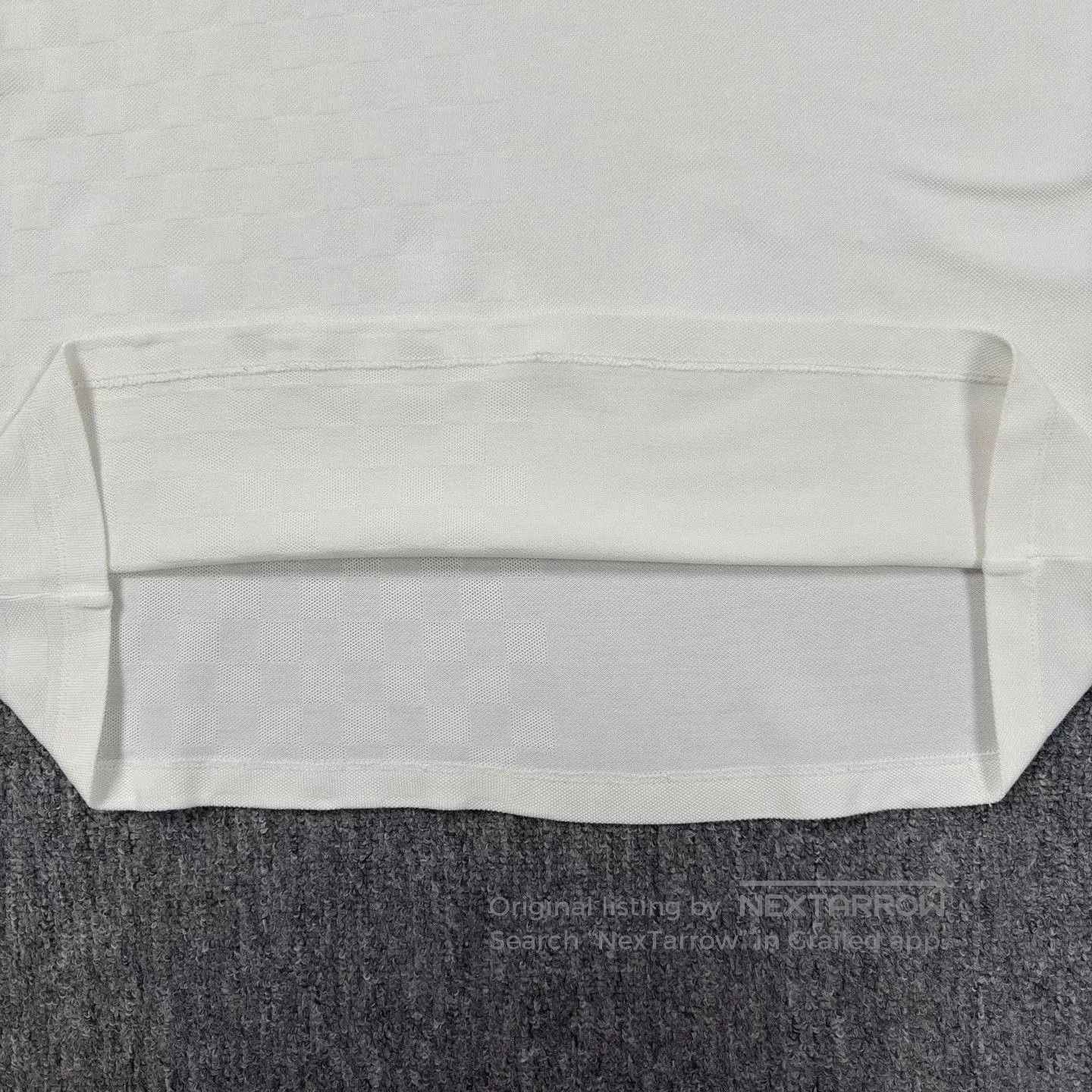 Louis Vuitton LV White Checkerboard Polo Shirt. Size US L / EU 52-54 / 3 - 7 Thumbnail