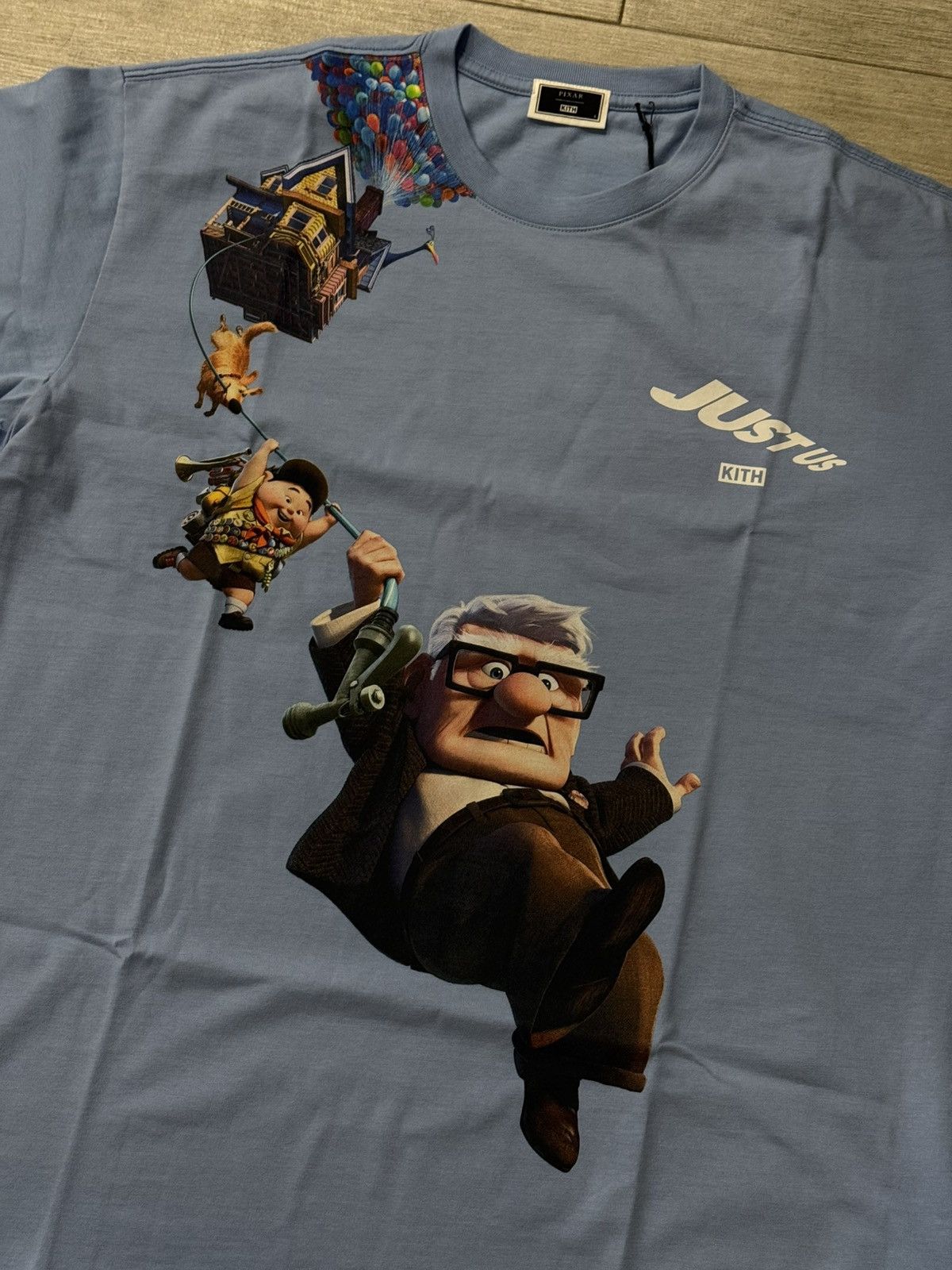Disney × Kith Men's KITH Disney Pixar Up Vintage Tee Orbit Blue Sz L Large Size US L / EU 52-54 / 3 - 2 Thumbnail