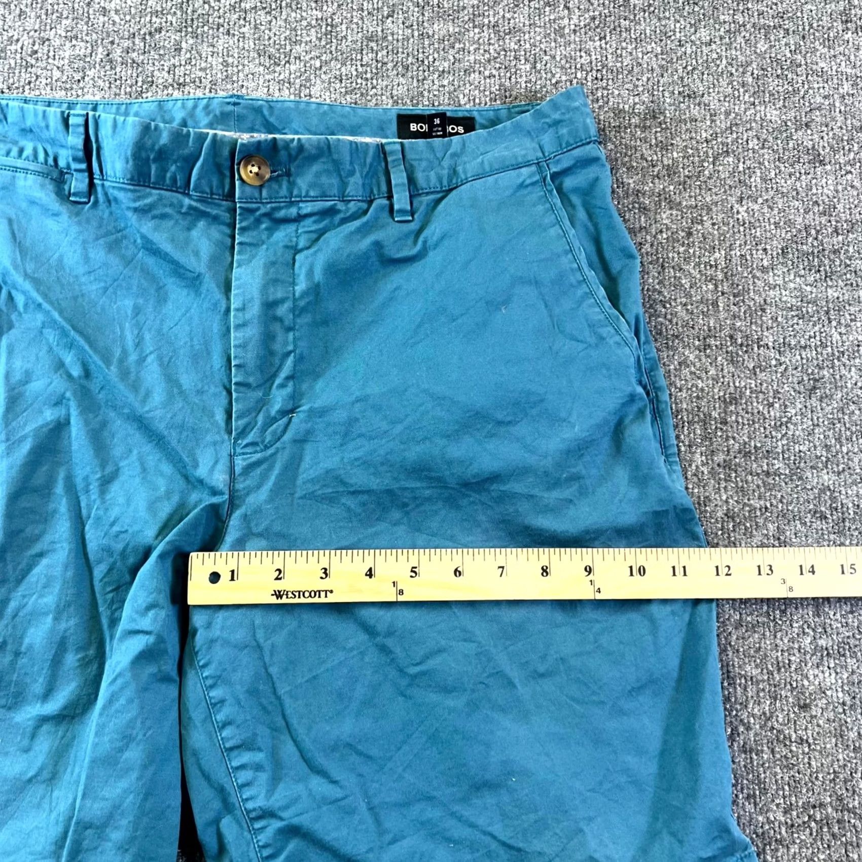 Bonobos Bonobos Shorts Mens 36 Blue Cotton Flat Front Inseam Chino Golf Performance Size US 36 / EU 52 - 5 Thumbnail