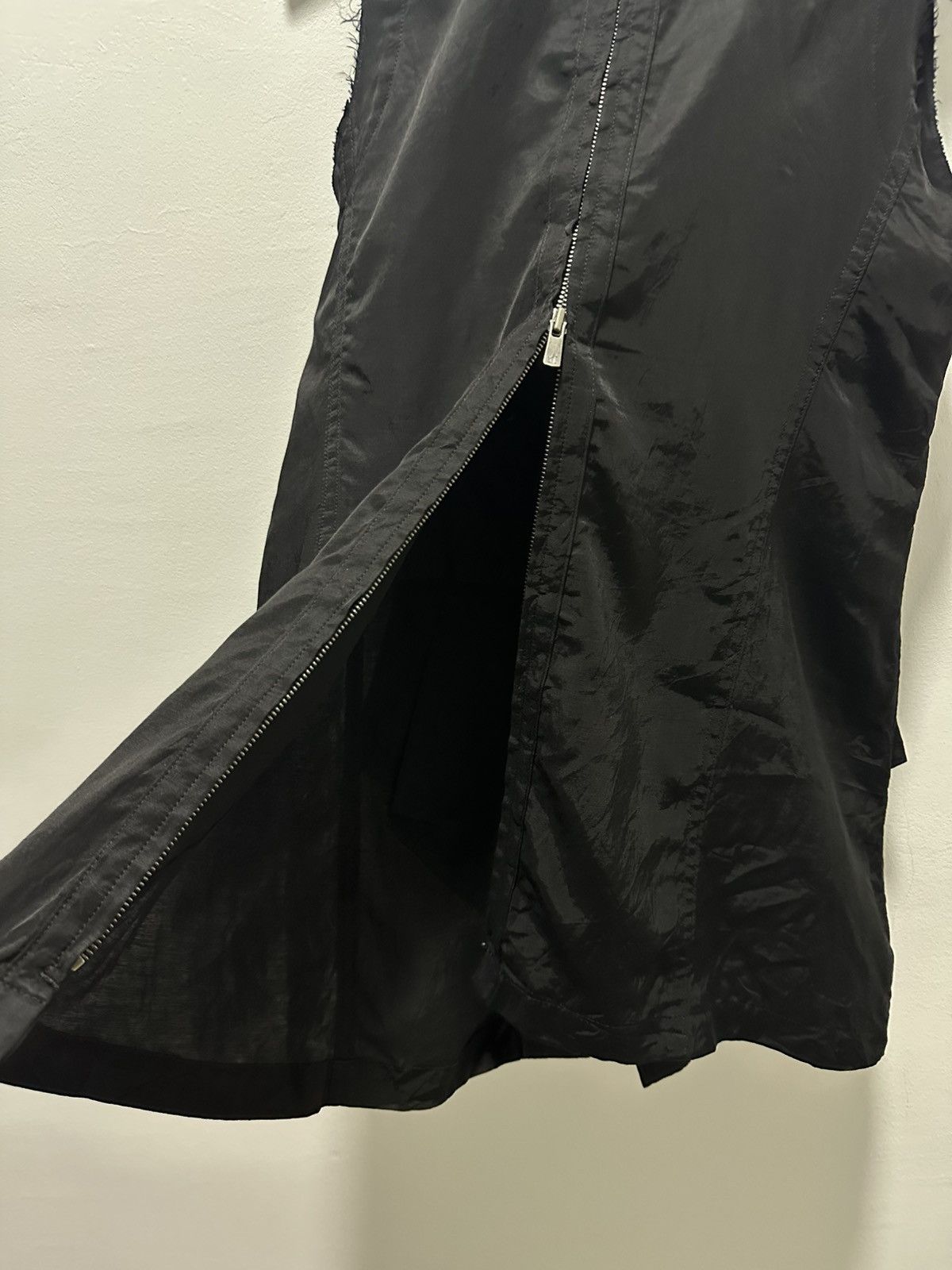 Y's × Yohji Yamamoto Y’s Yohji Yamamoto black double breasted vest with open back Size L / US 10 / IT 46 - 15 Thumbnail