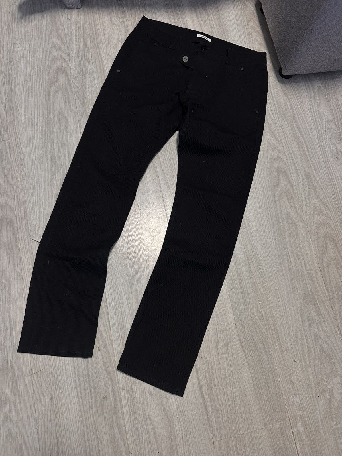 Helmut Lang Helmut Lang Black Pants 30 Size Luxury Style Size US 30 / EU 46 - 3 Thumbnail