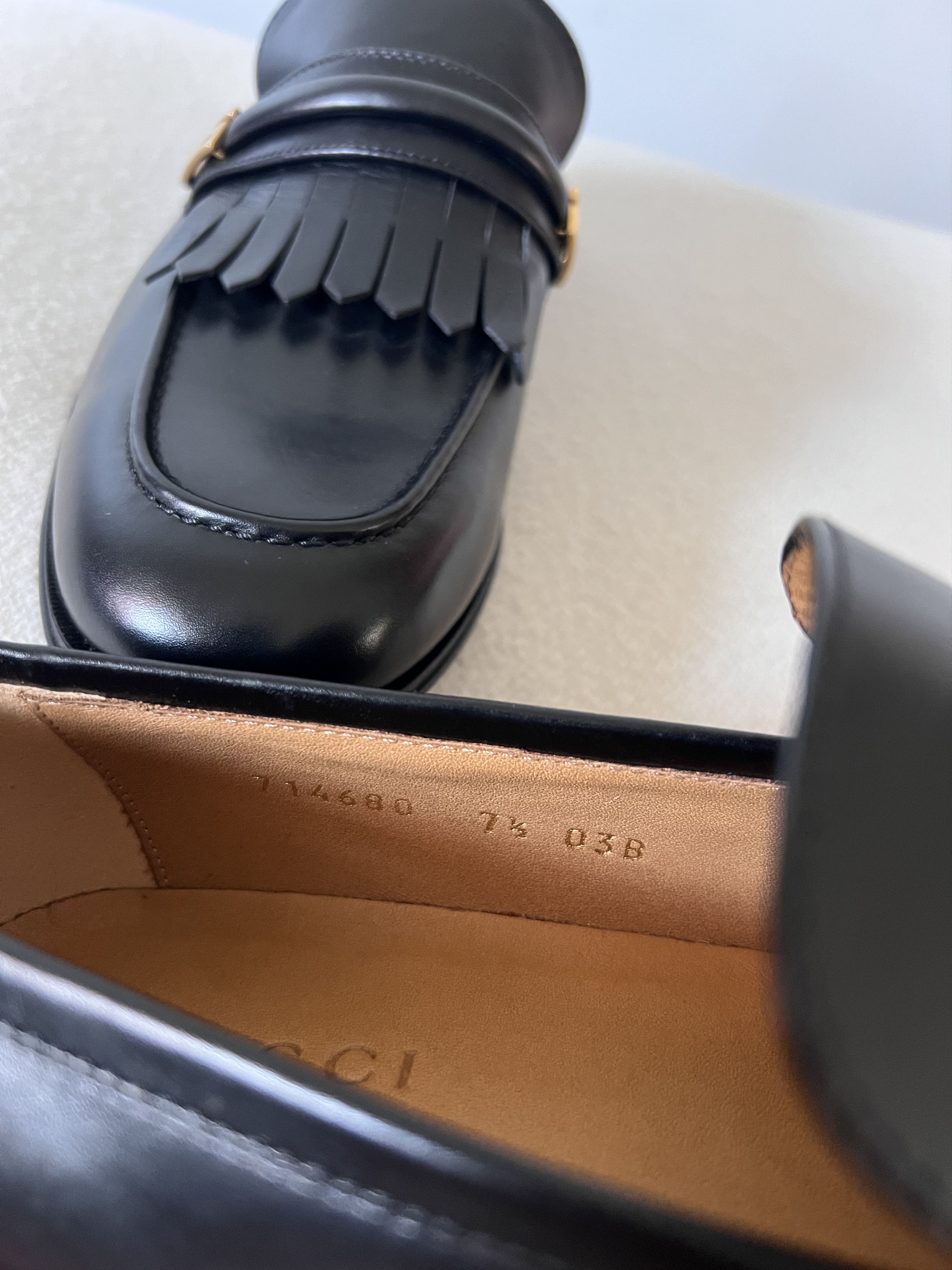 Gucci Gucci Aldo Moccasin Loafers in Black Leather Size US 8 / EU 41 - 7 Thumbnail